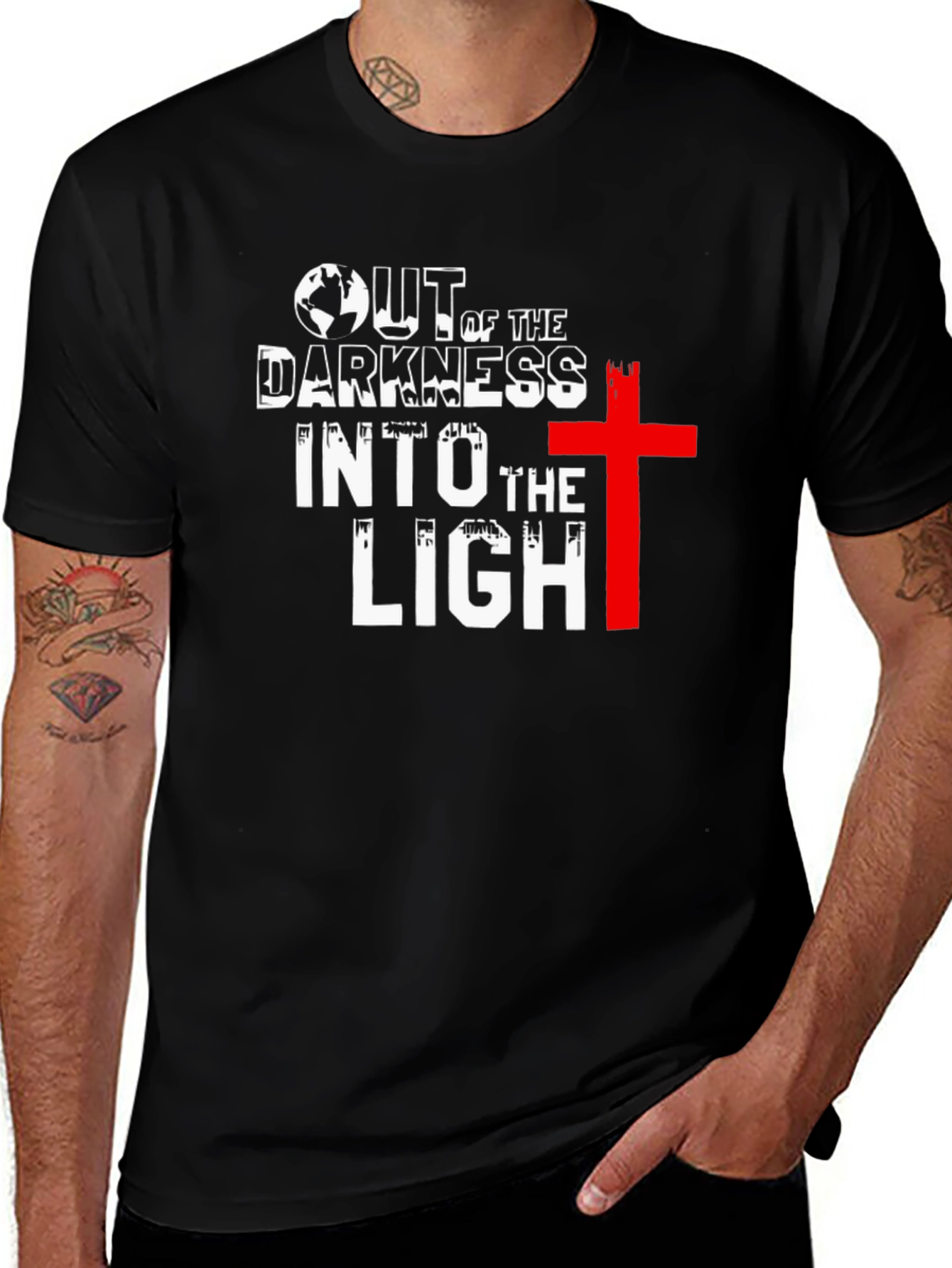 Out of Darkness Into the Light Graphic Tee