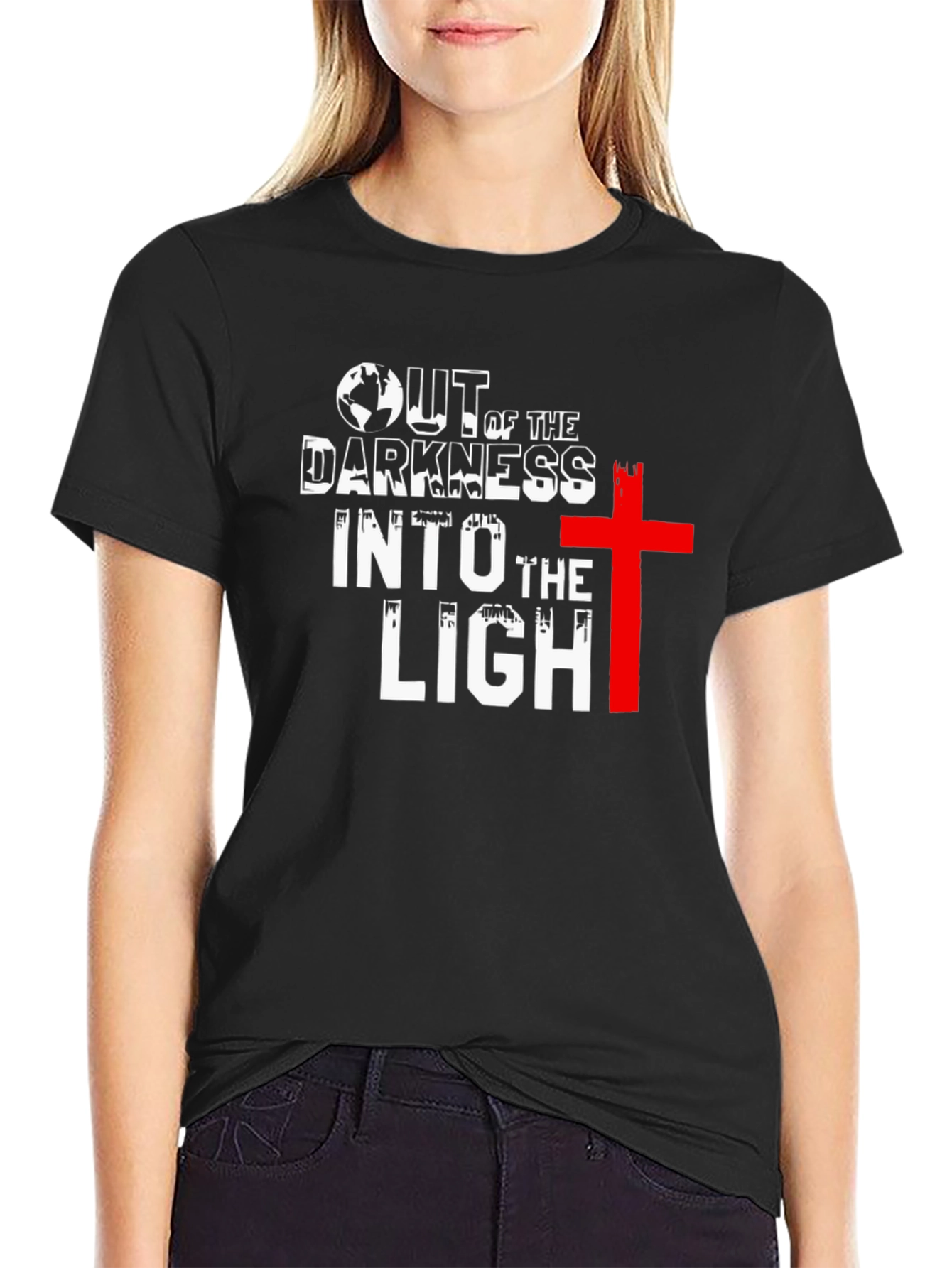 Out of Darkness Into the Light Graphic Tee