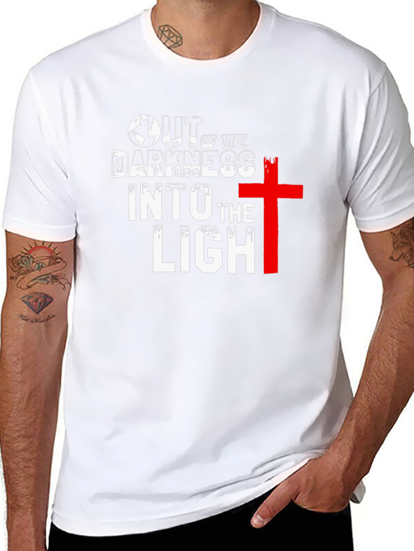 Out of Darkness Into the Light Graphic Tee
