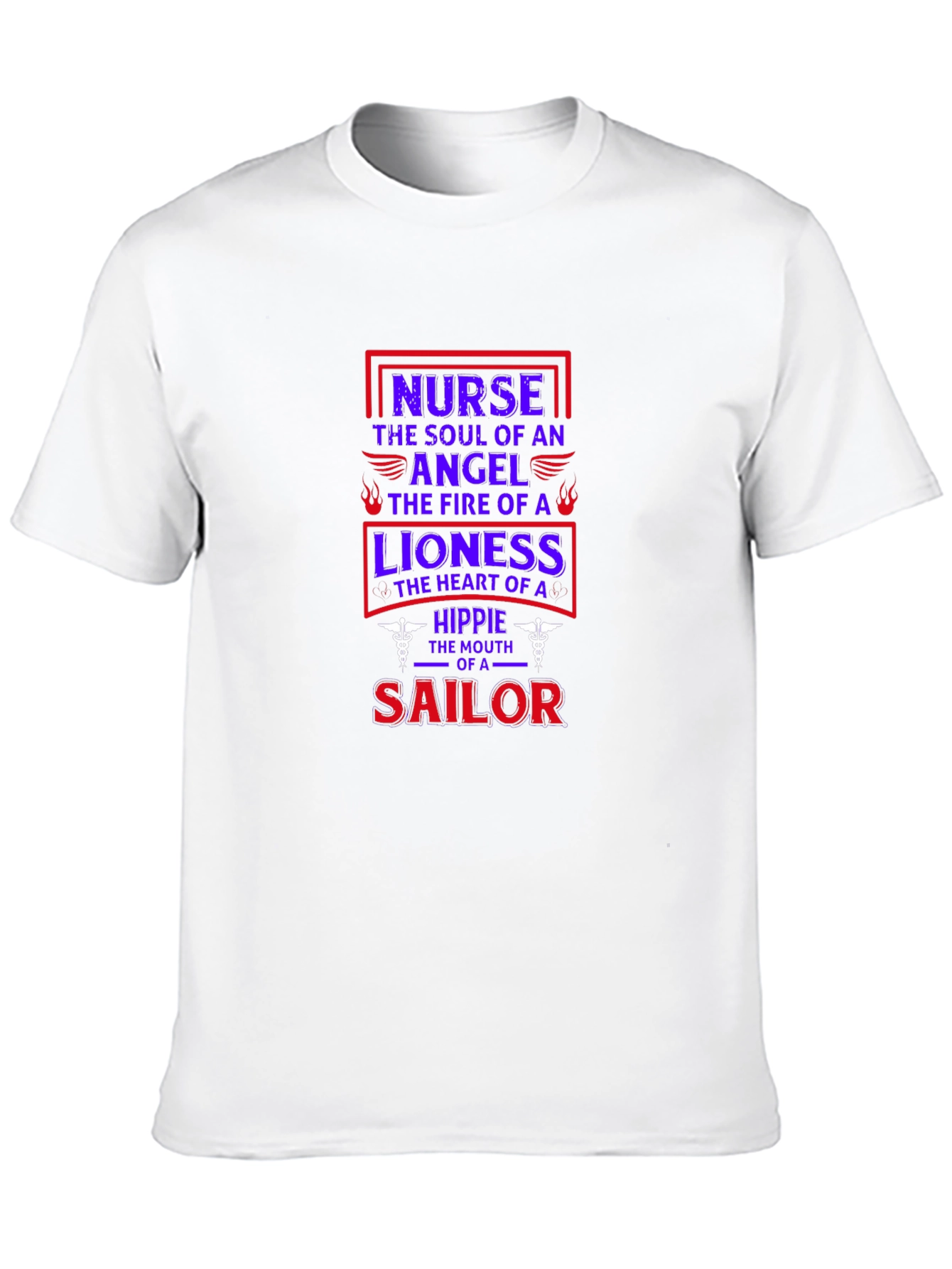 Nurse Angel Lioness Sailor T-Shirt