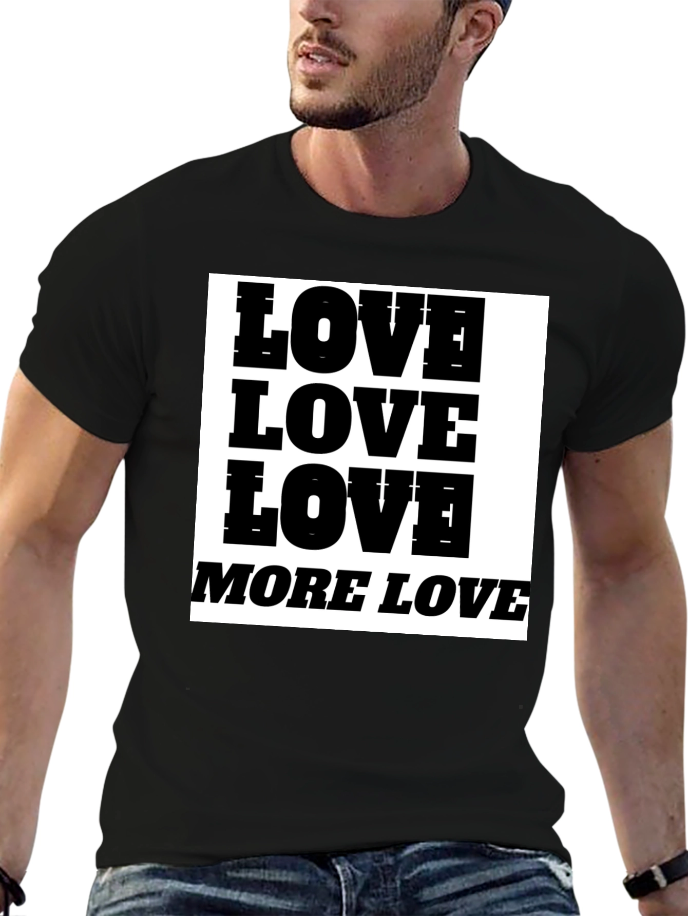 Love More Love Graphic Tee