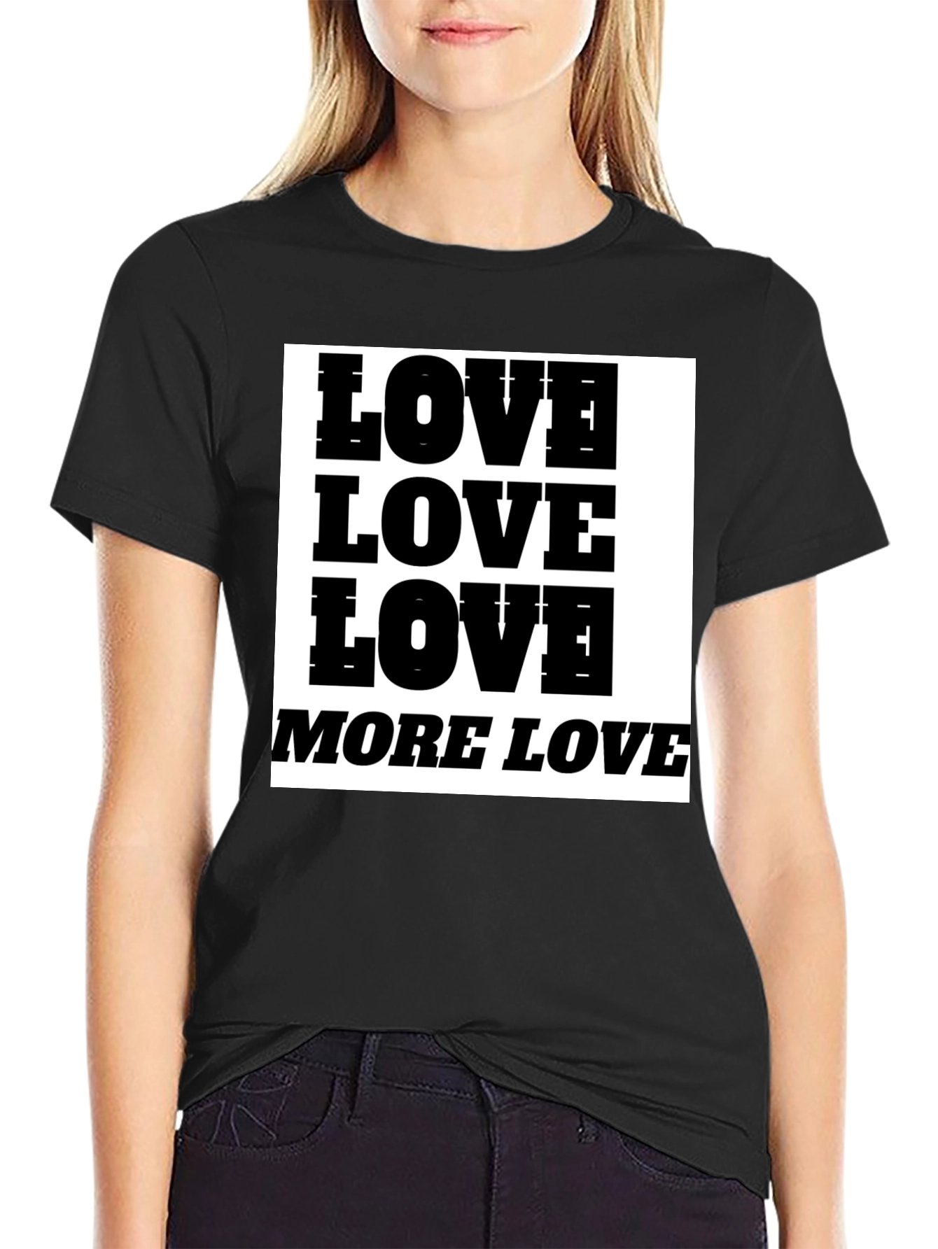 Love More Love Graphic Tee