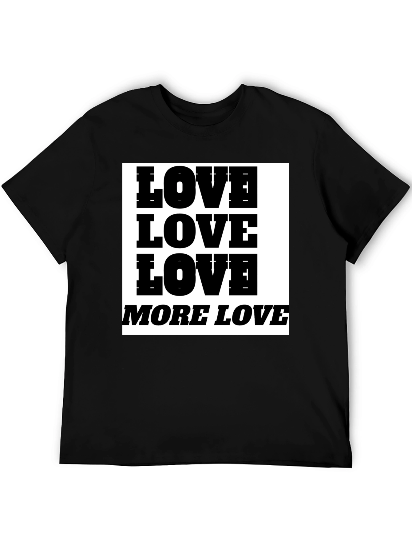 Love More Love Graphic Tee