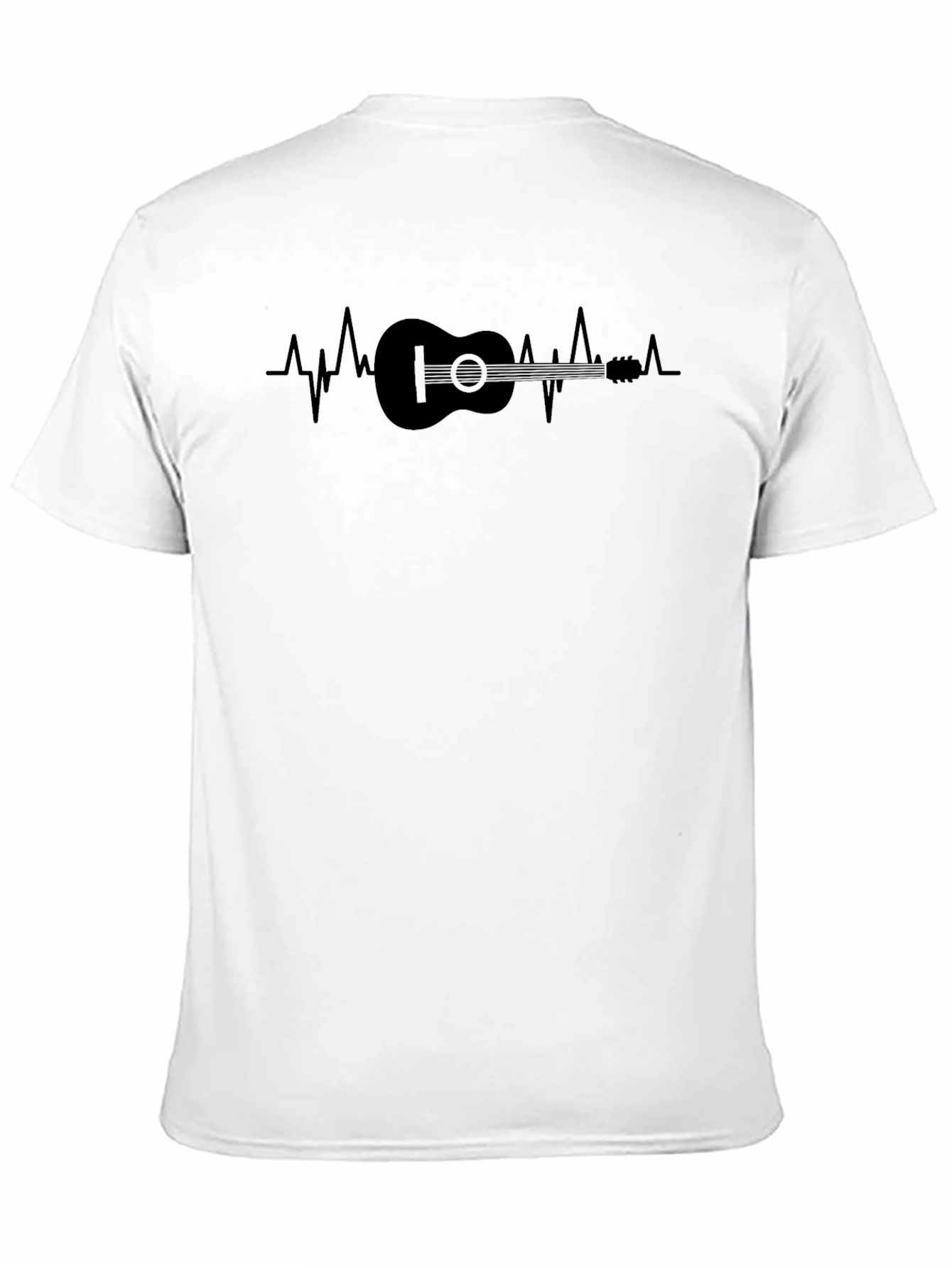 Guitar Heartbeat Graphic T-Shirt - Musician Tee