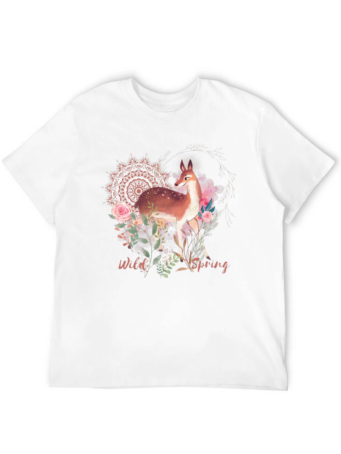Wild Spring Deer Graphic Tee