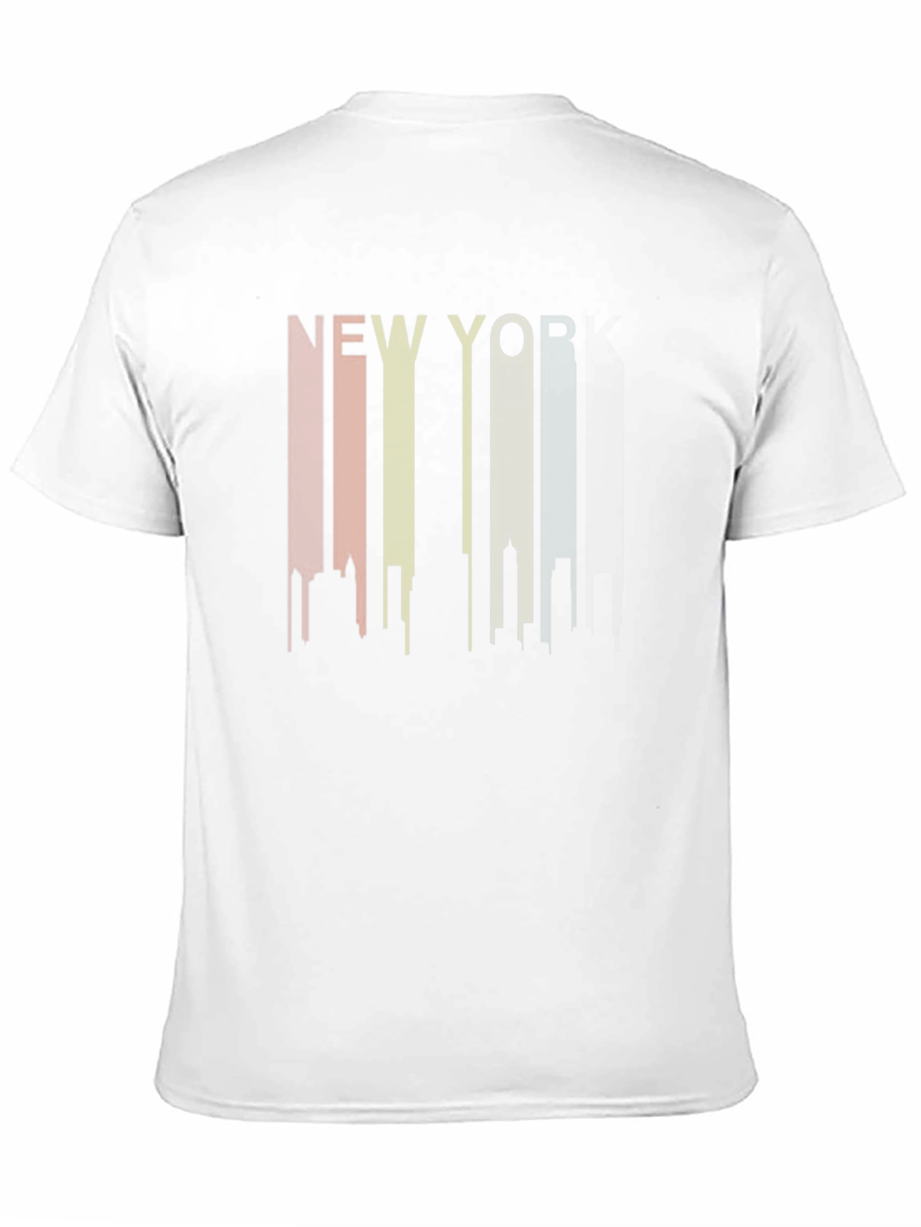 New York Skyline Graphic Tee - Black