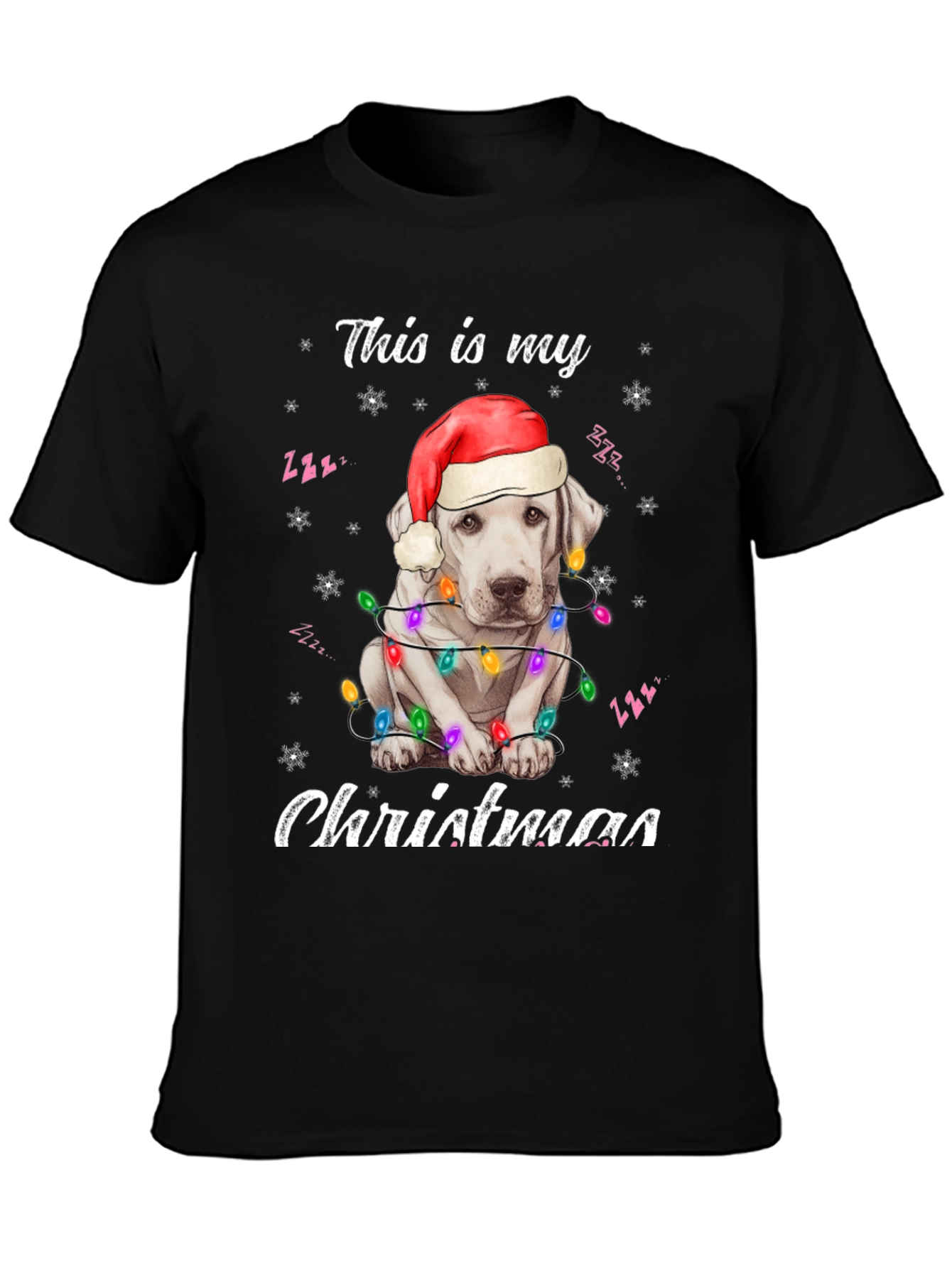 Christmas Dog T-Shirt - Festive Holiday Apparel