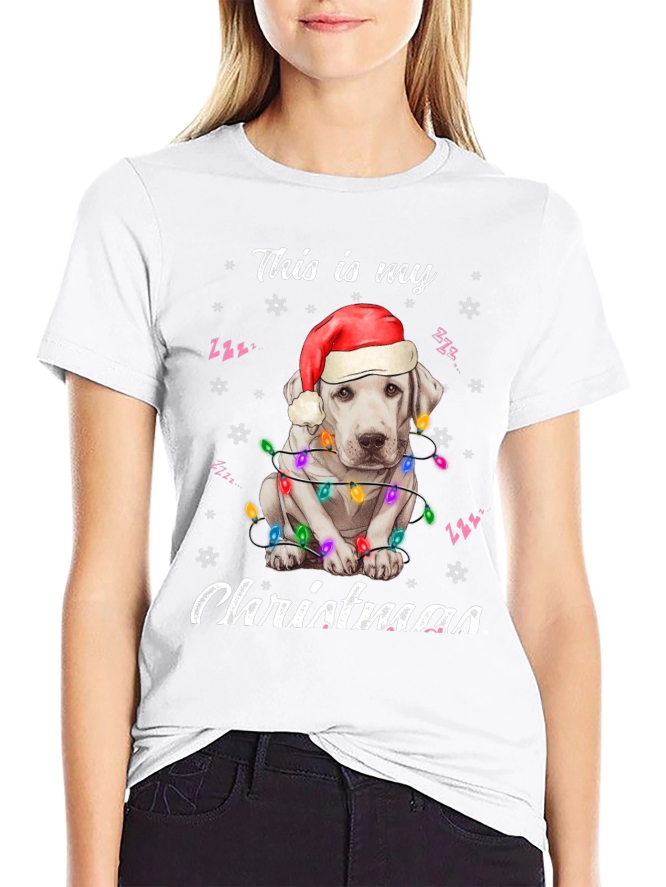 Christmas Dog T-Shirt - Festive Holiday Apparel