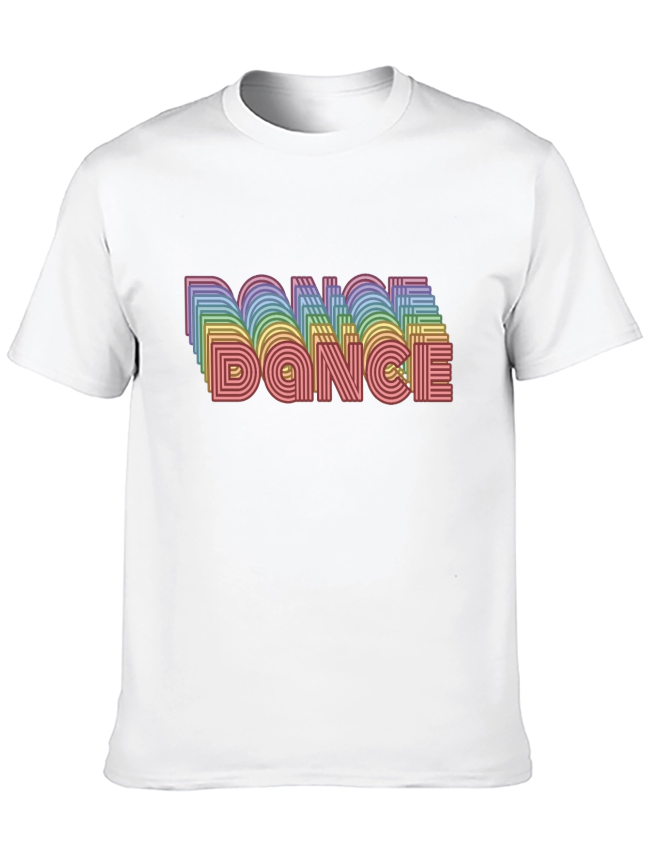 Retro Dance Graphic Black T-Shirt