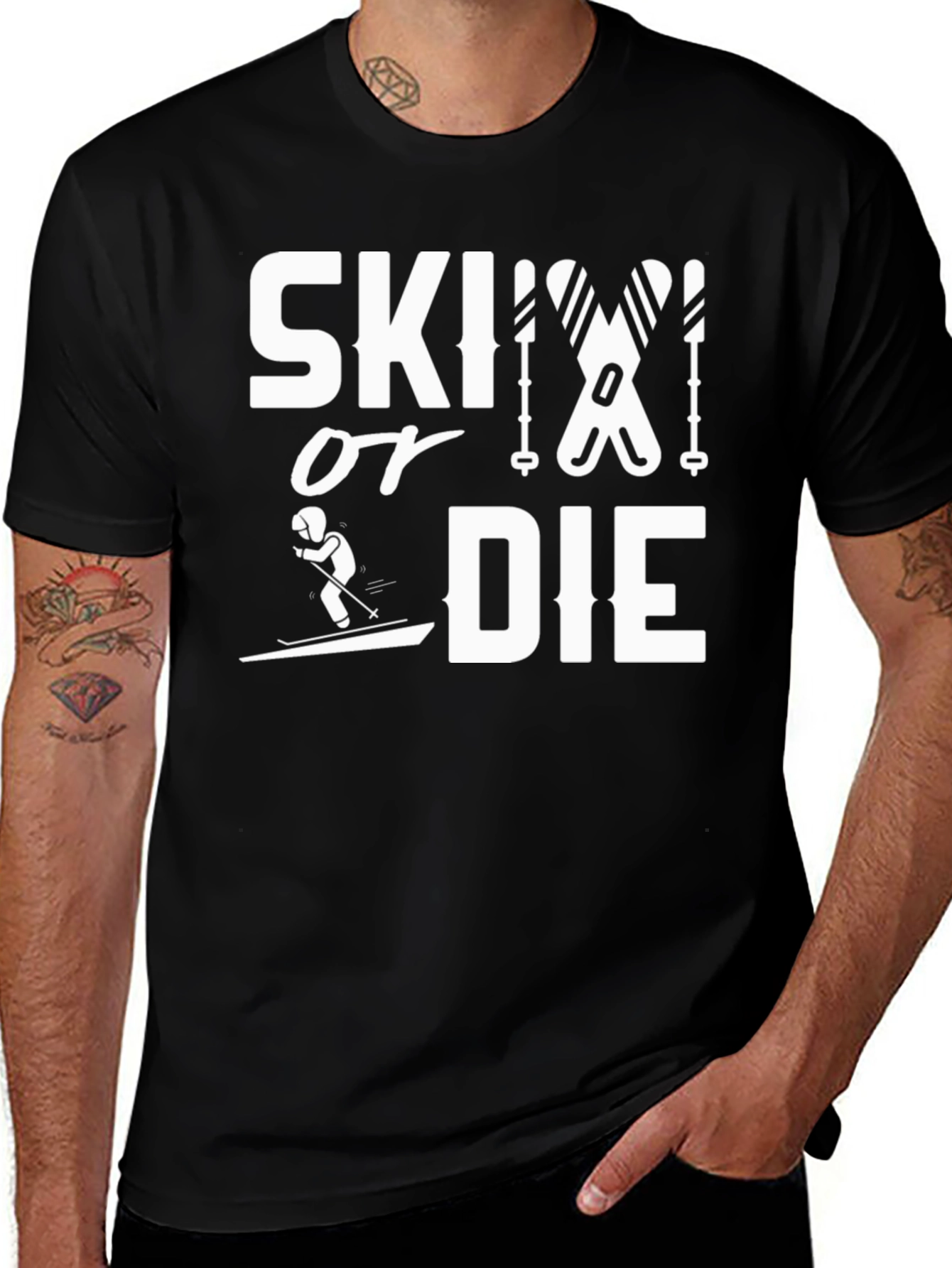 Ski or Die Graphic T-Shirt
