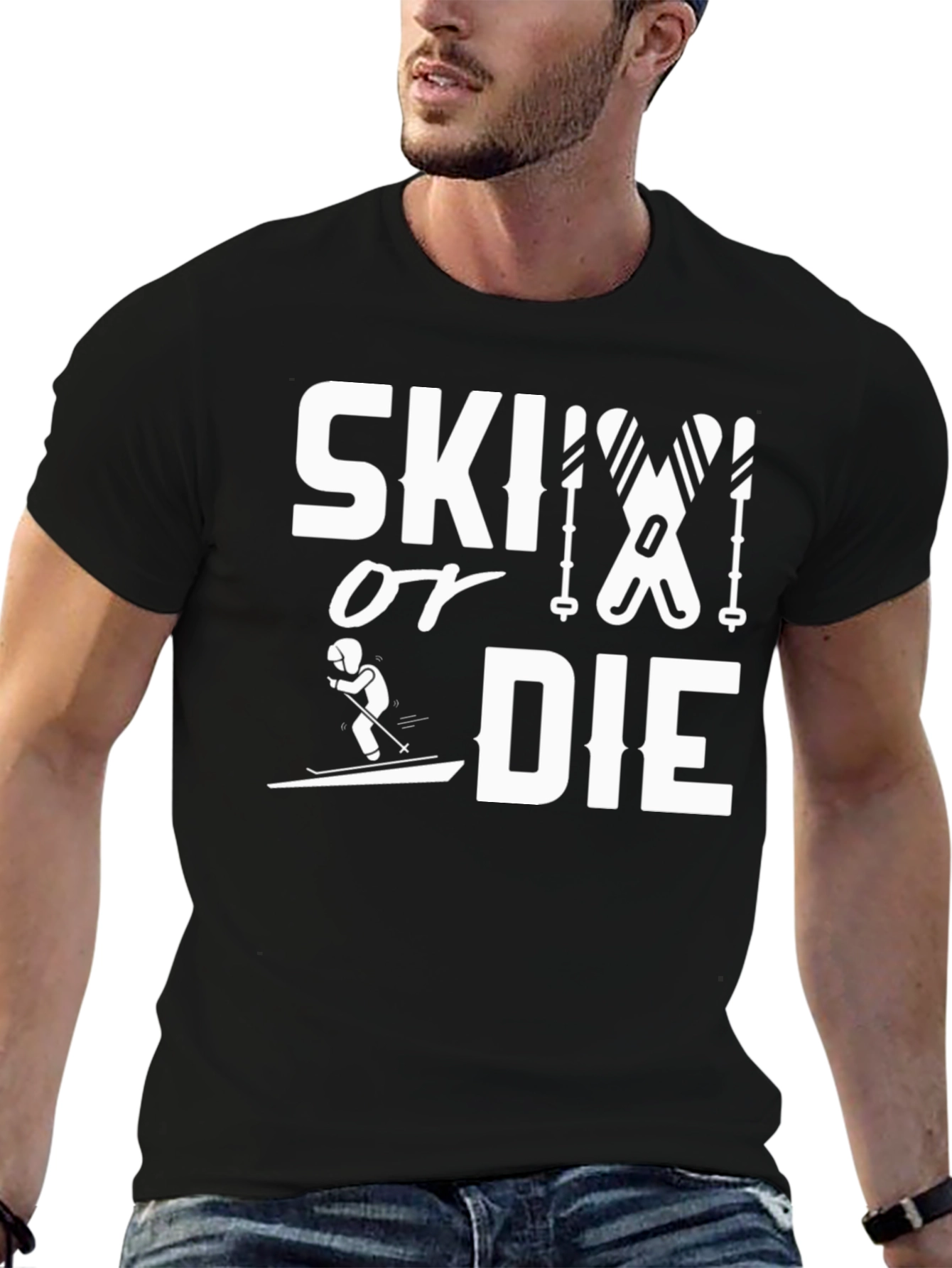 Ski or Die Graphic T-Shirt