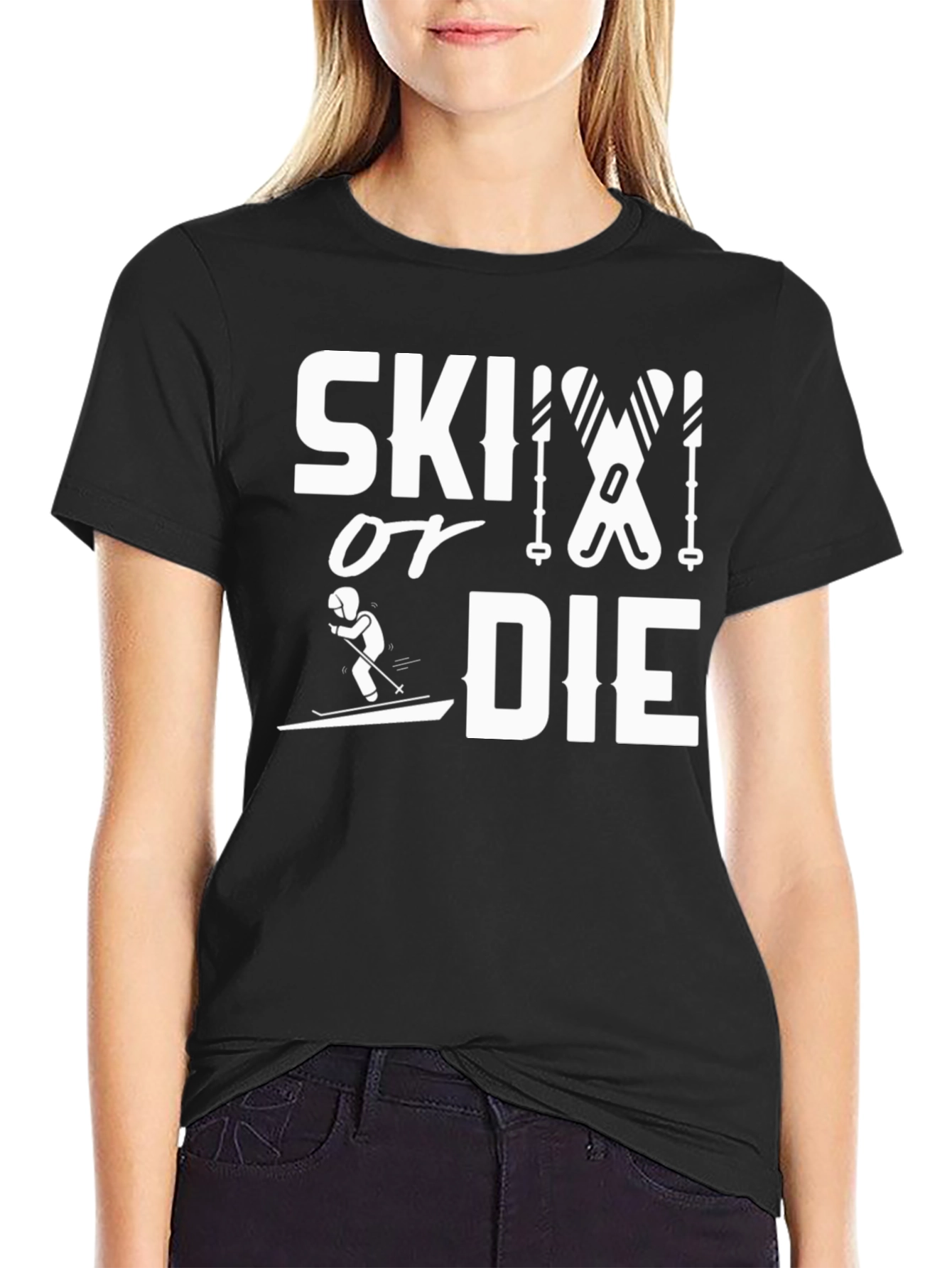 Ski or Die Graphic T-Shirt