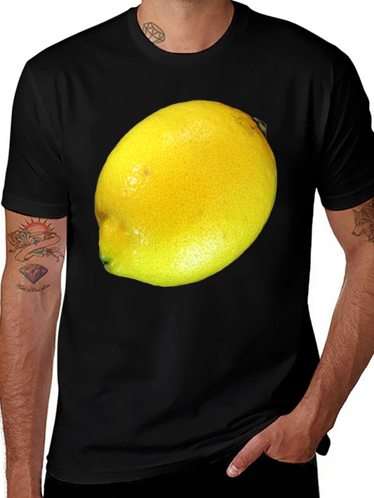 Lemon Graphic T-Shirt - Bold Fruit Design