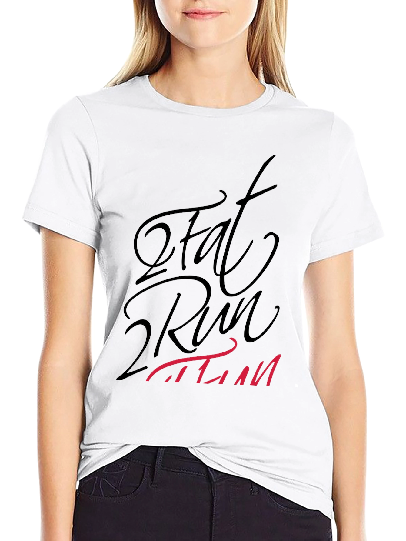 Fat 2 Run T-Shirt - Stylish Fitness Apparel