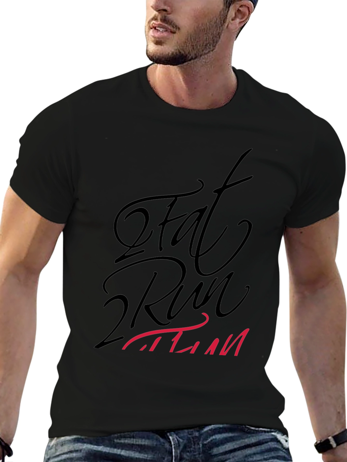 Fat 2 Run T-Shirt - Stylish Fitness Apparel