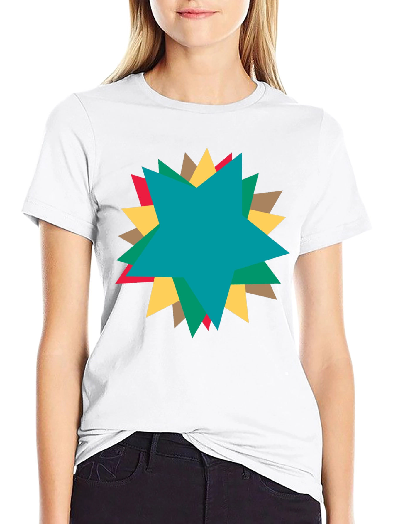 Starburst Graphic T-Shirt - Casual Comfort