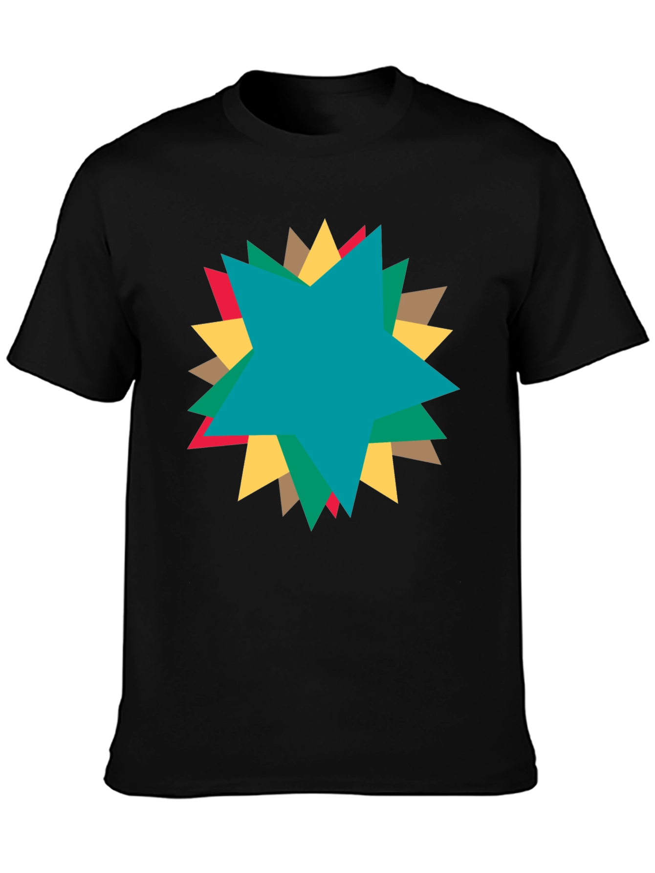Starburst Graphic T-Shirt - Casual Comfort