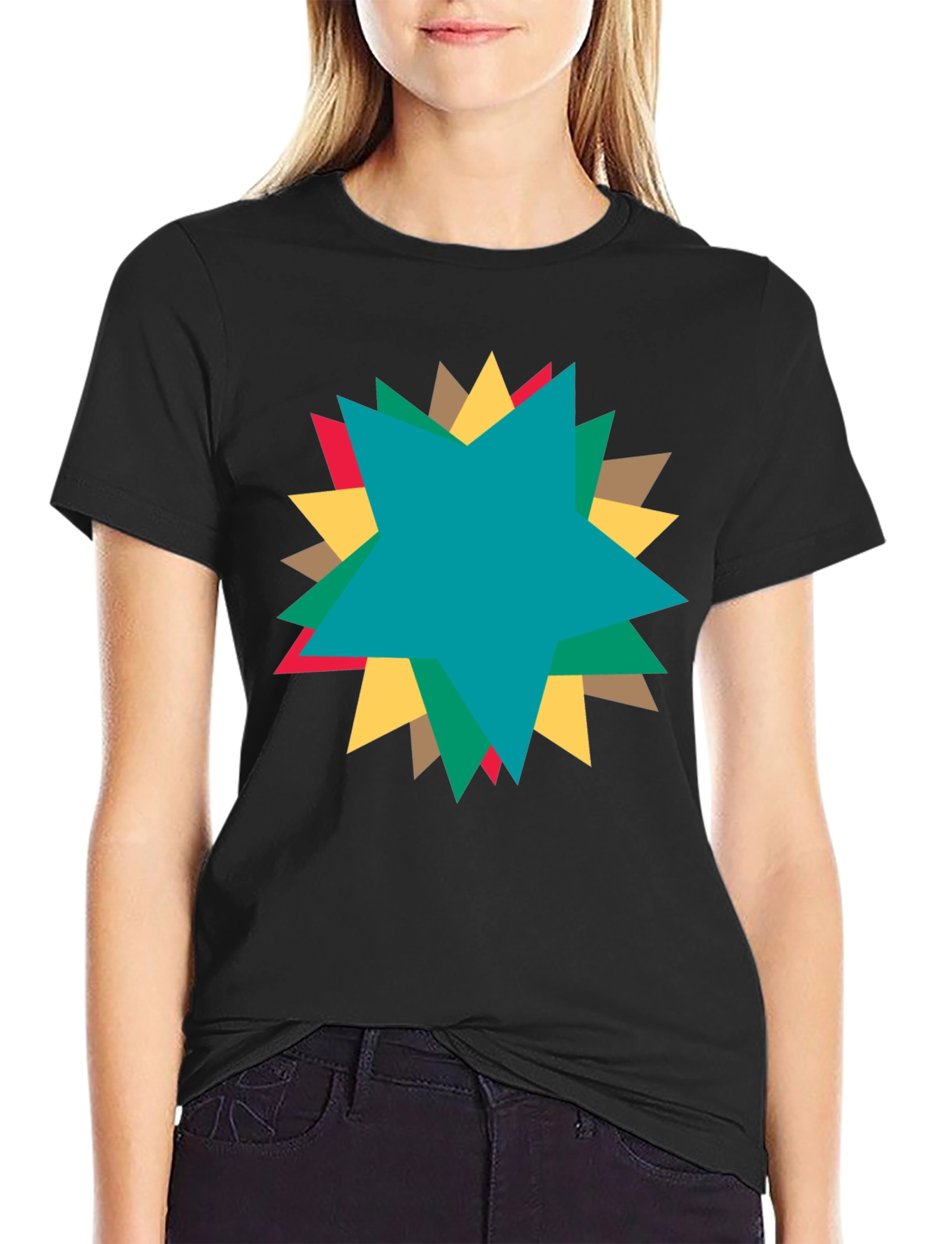 Starburst Graphic T-Shirt - Casual Comfort