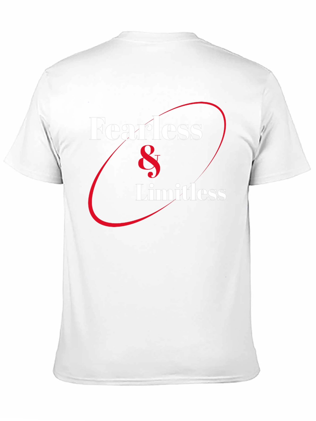 Fearless & Limitless Graphic Tee - Black Cotton T-Shirt