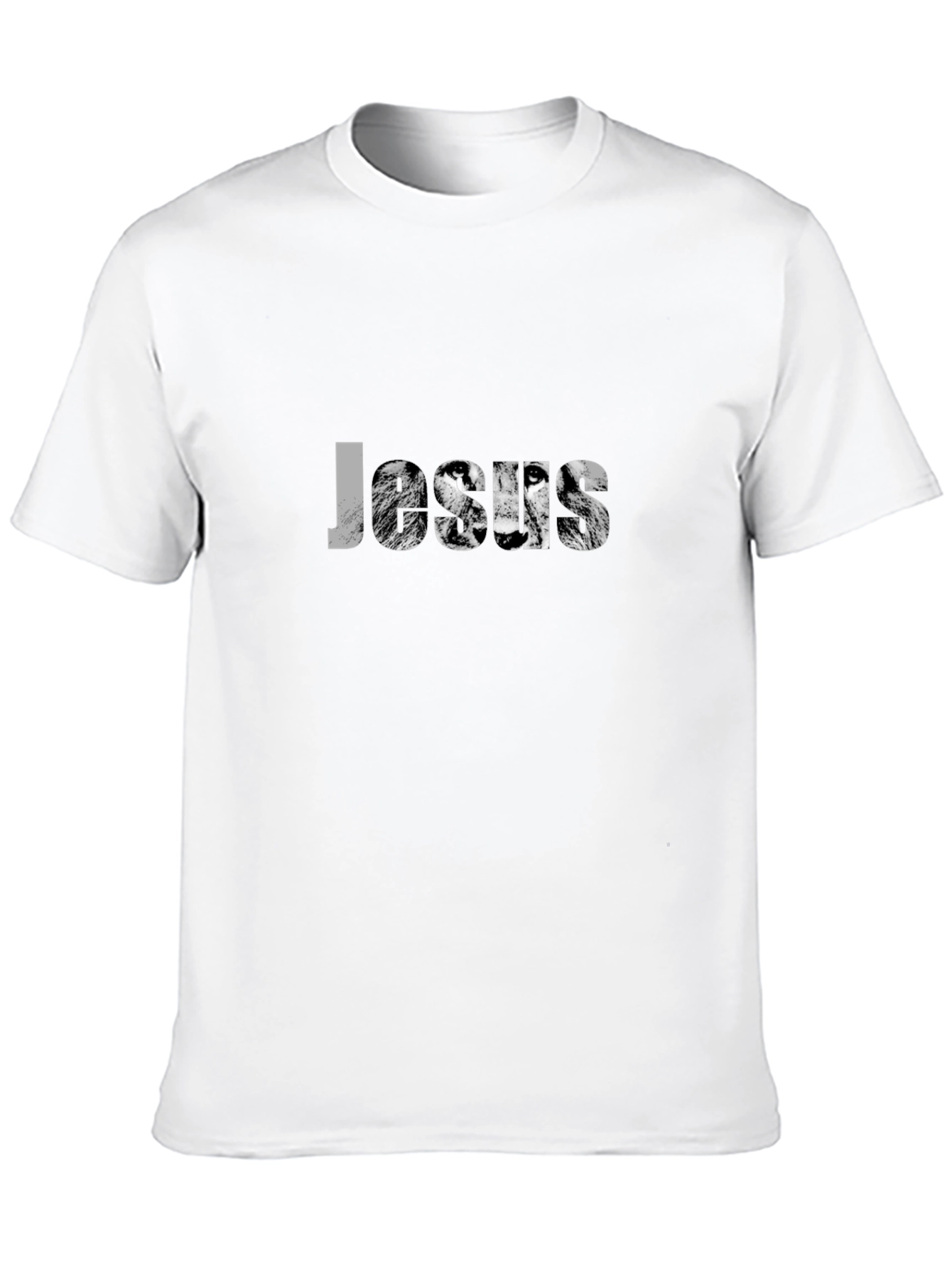 Jesus Lion Graphic Black T-Shirt