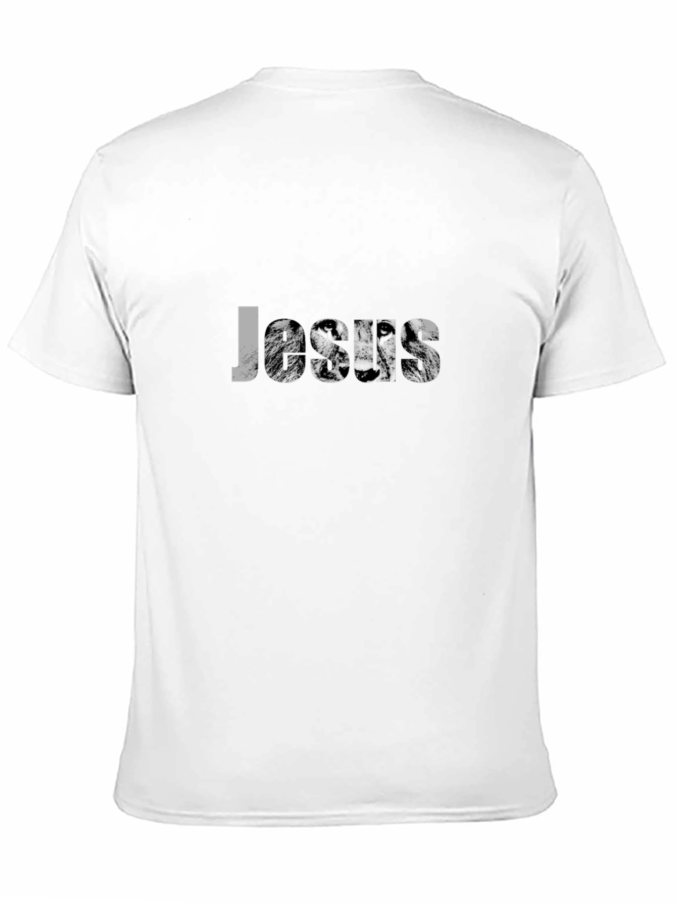 Jesus Lion Graphic Black T-Shirt