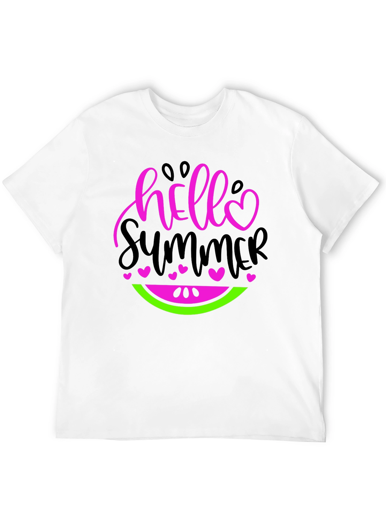 Hello Summer Watermelon Graphic Tee