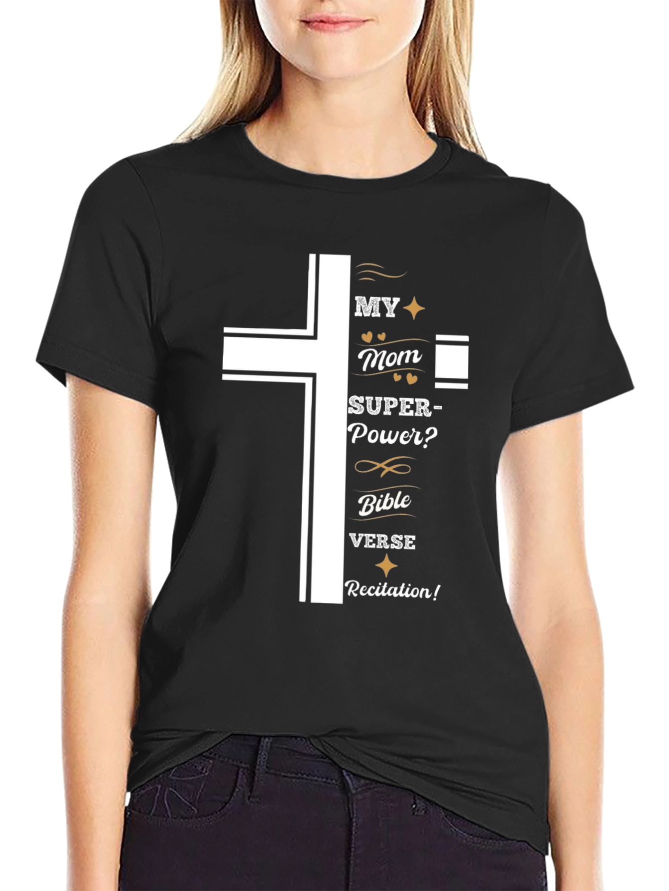 My Mom Superpower T-Shirt Bible Verse Recitation