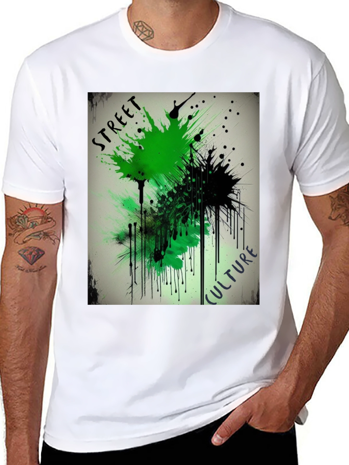Street Culture Graphic Tee - Modern Art Shirt
