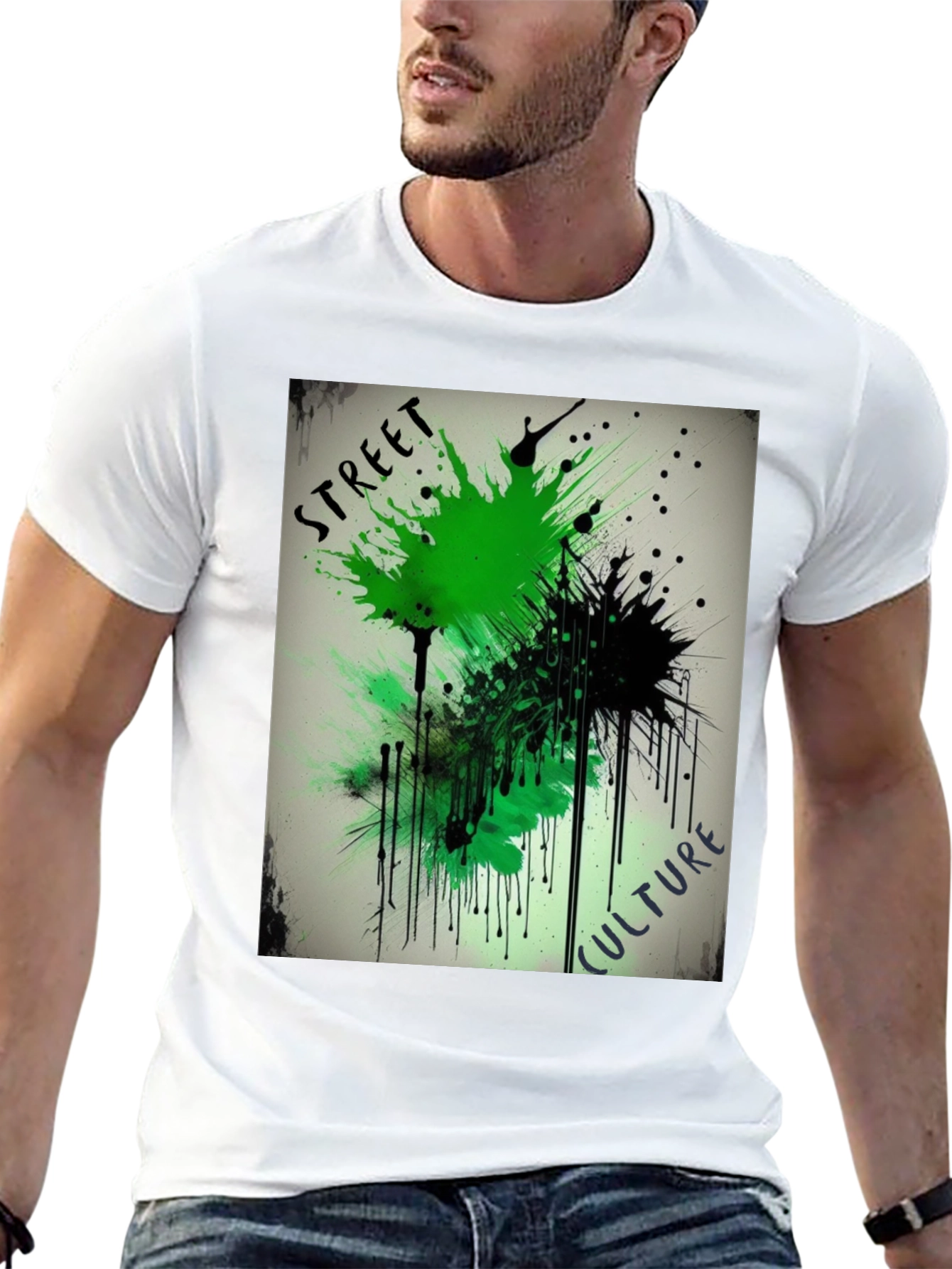 Street Culture Graphic Tee - Modern Art Shirt