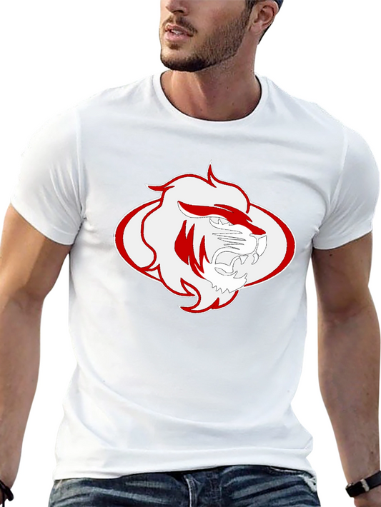 Bold Lion Graphic Tee - Black