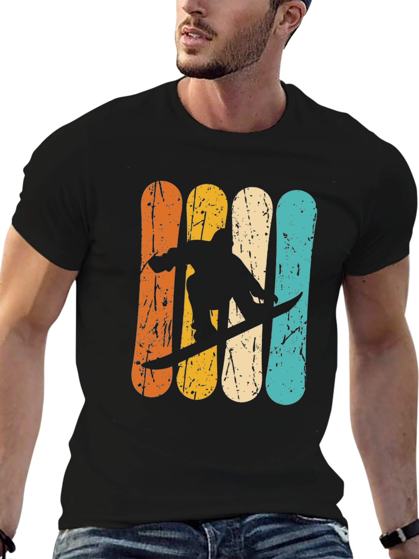 Retro Snowboarder T-Shirt