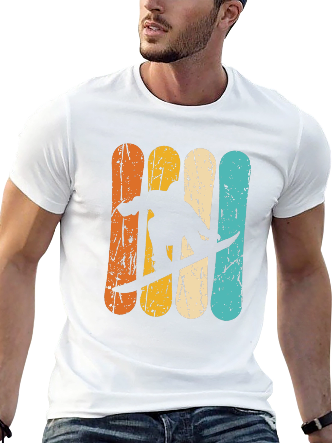 Retro Snowboarder T-Shirt
