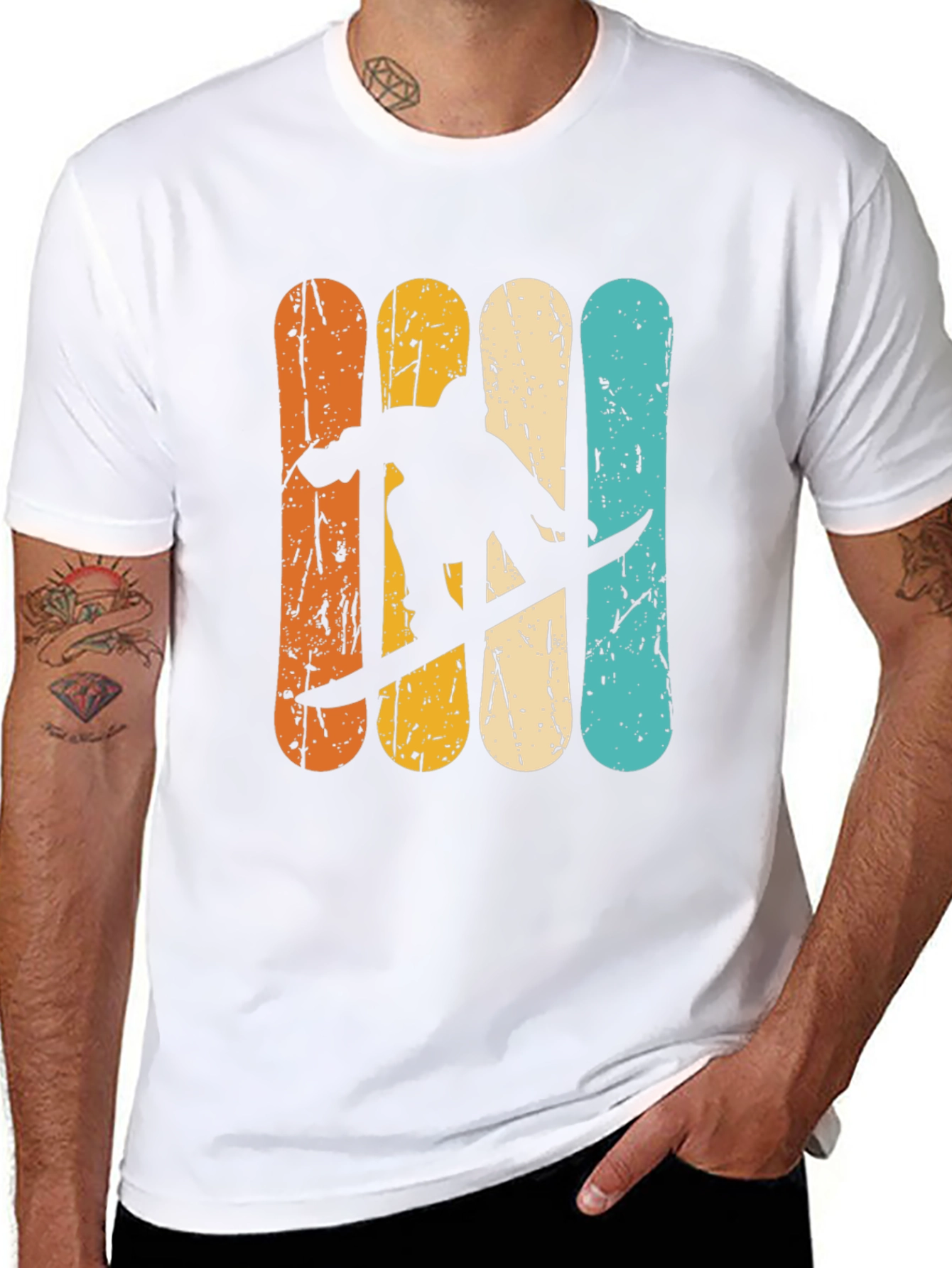 Retro Snowboarder T-Shirt