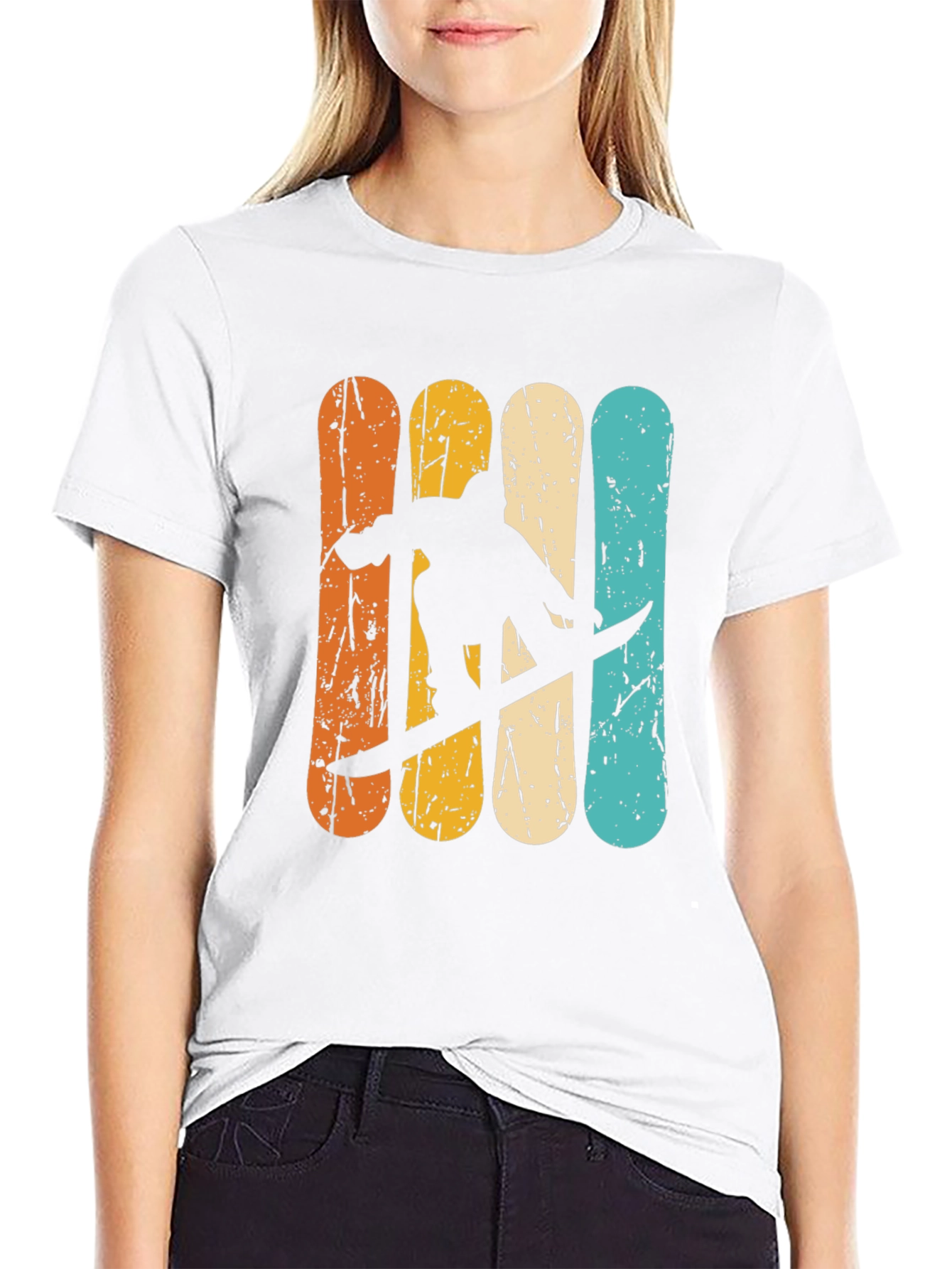 Retro Snowboarder T-Shirt