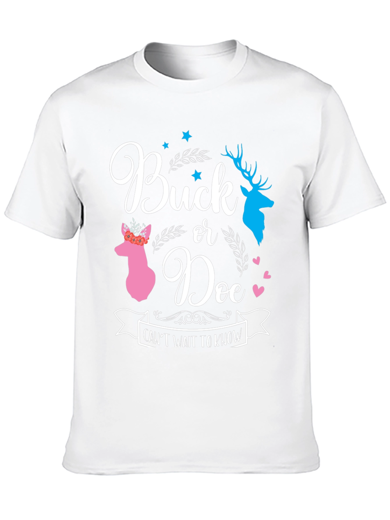 Buck or Doe Gender Reveal T-Shirt