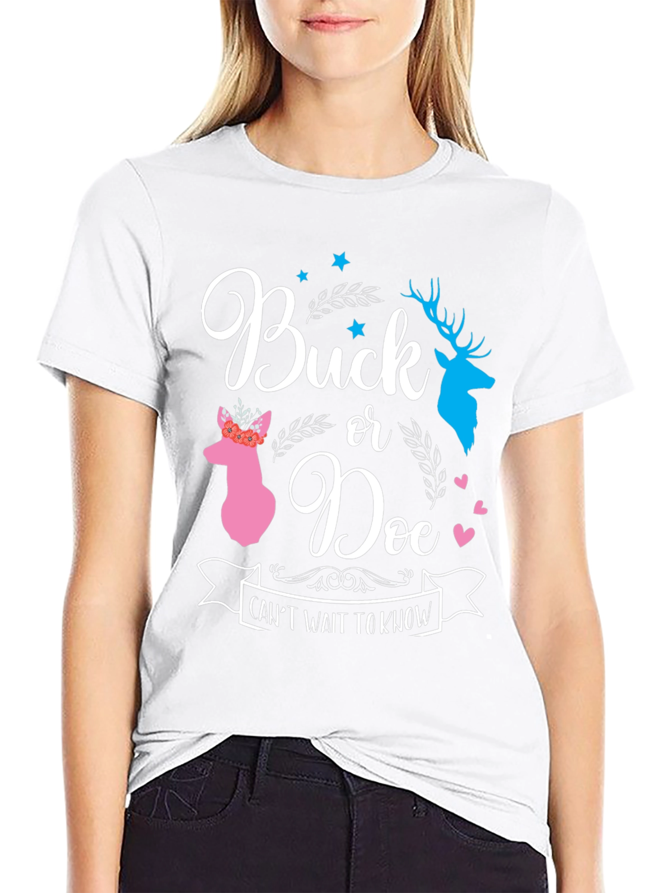 Buck or Doe Gender Reveal T-Shirt