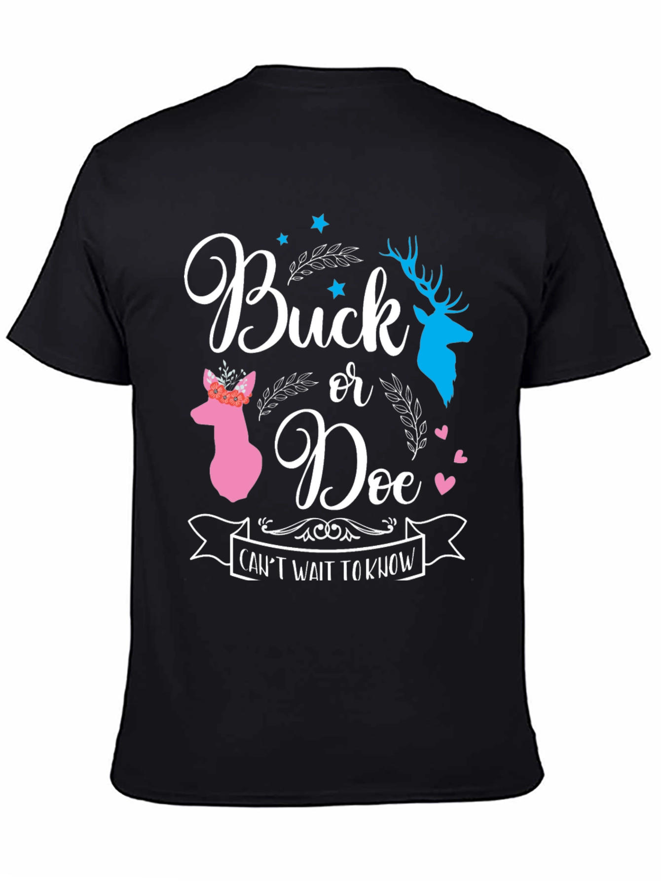 Buck or Doe Gender Reveal T-Shirt
