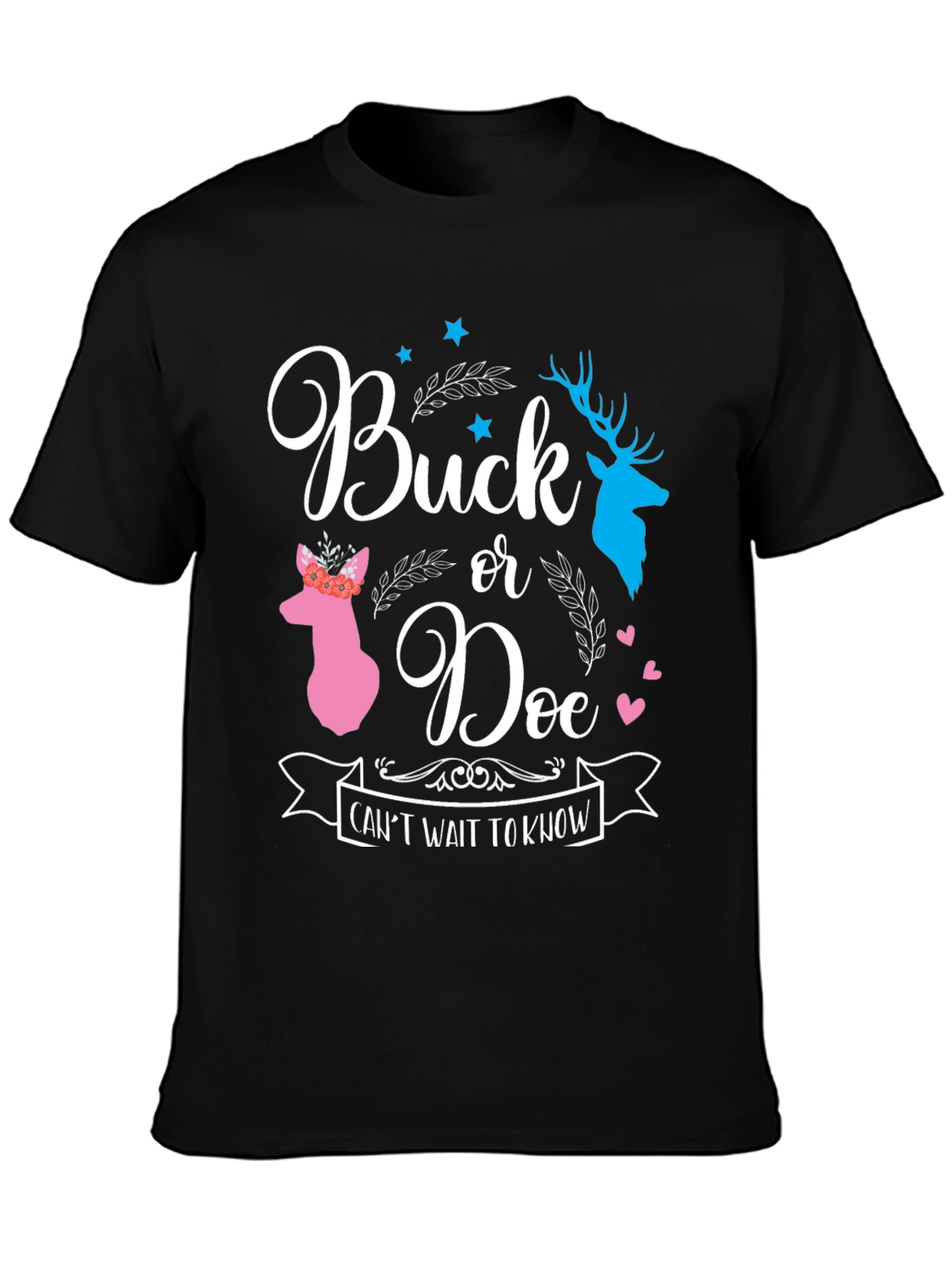 Buck or Doe Gender Reveal T-Shirt