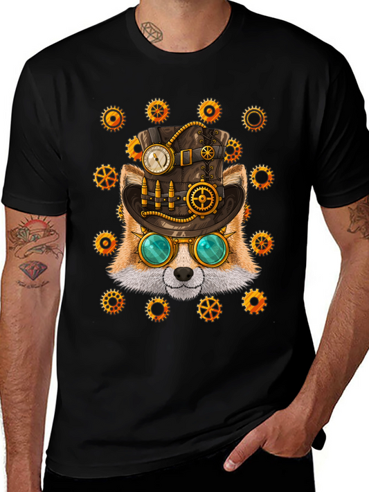 Steampunk Fox Graphic Tee