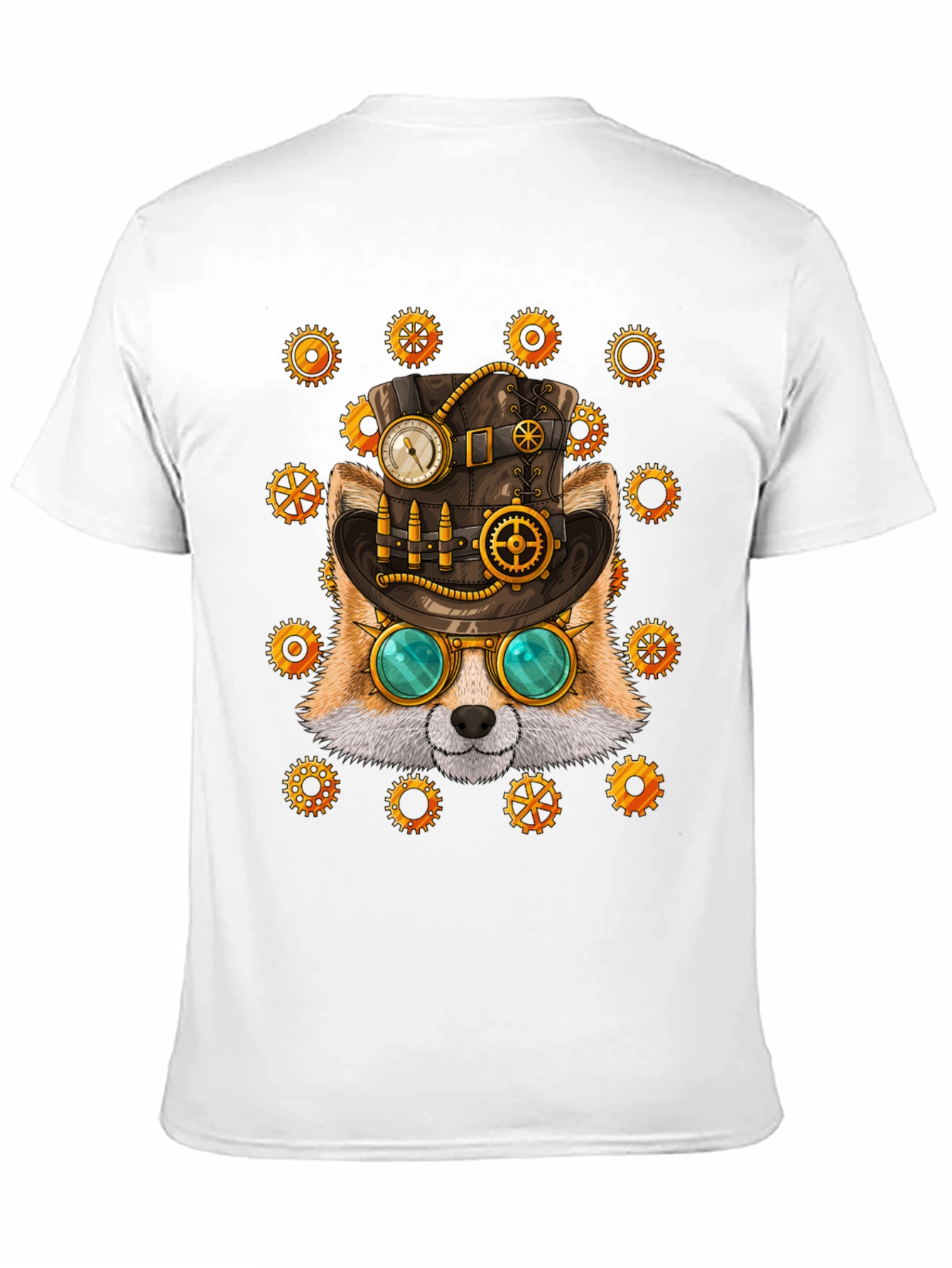 Steampunk Fox Graphic Tee