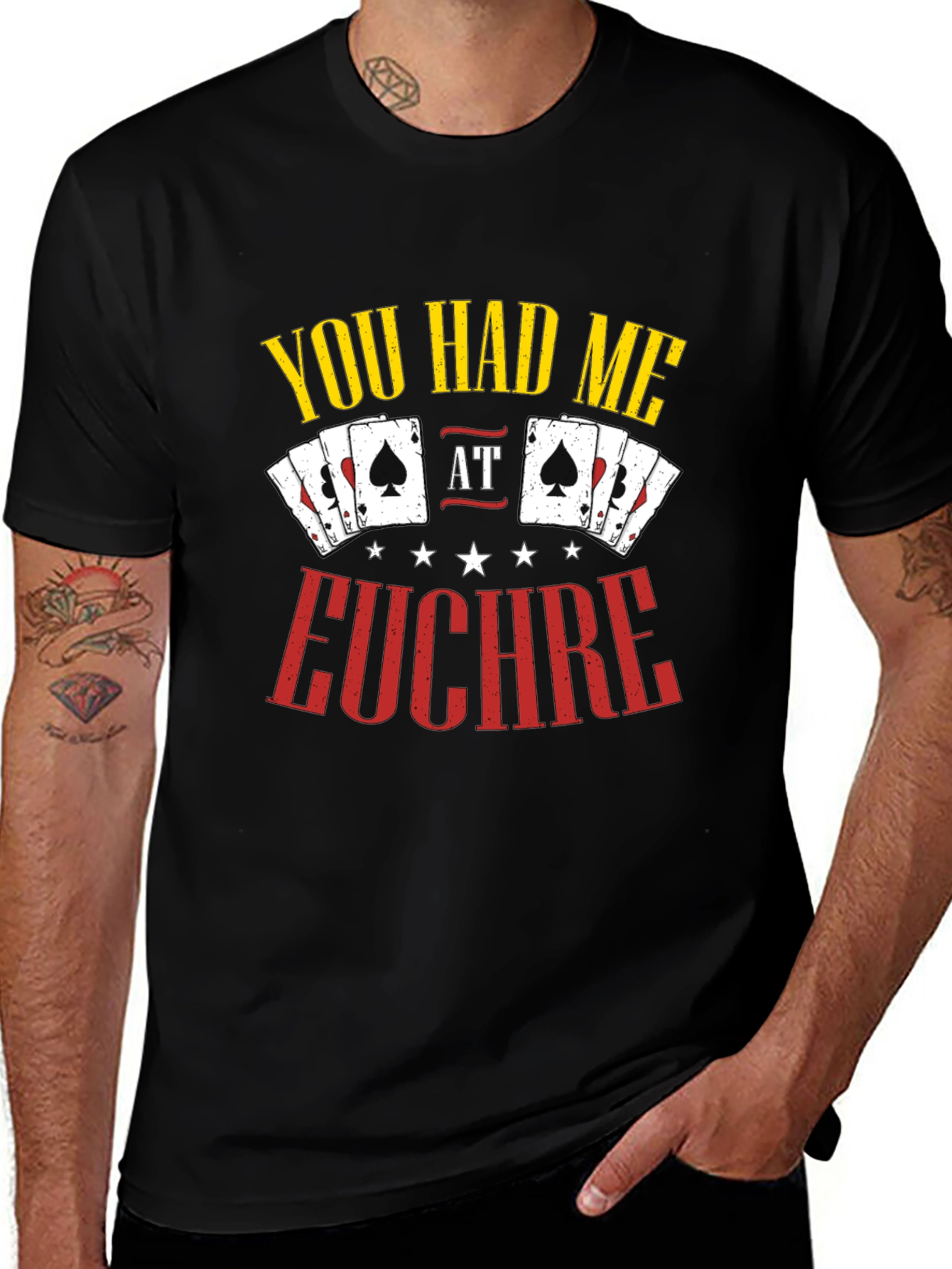 You Had Me at Euchre Graphic T-Shirt