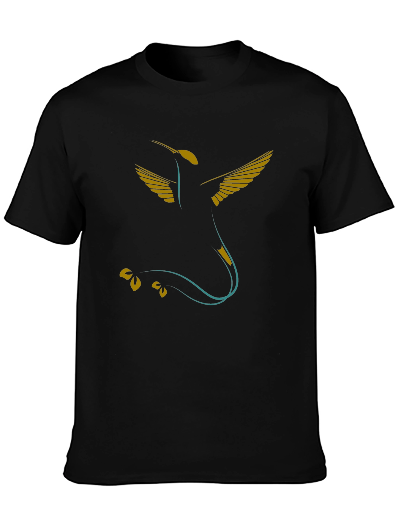 Phoenix Graphic Tee - Stylish Black Cotton Blend Shirt