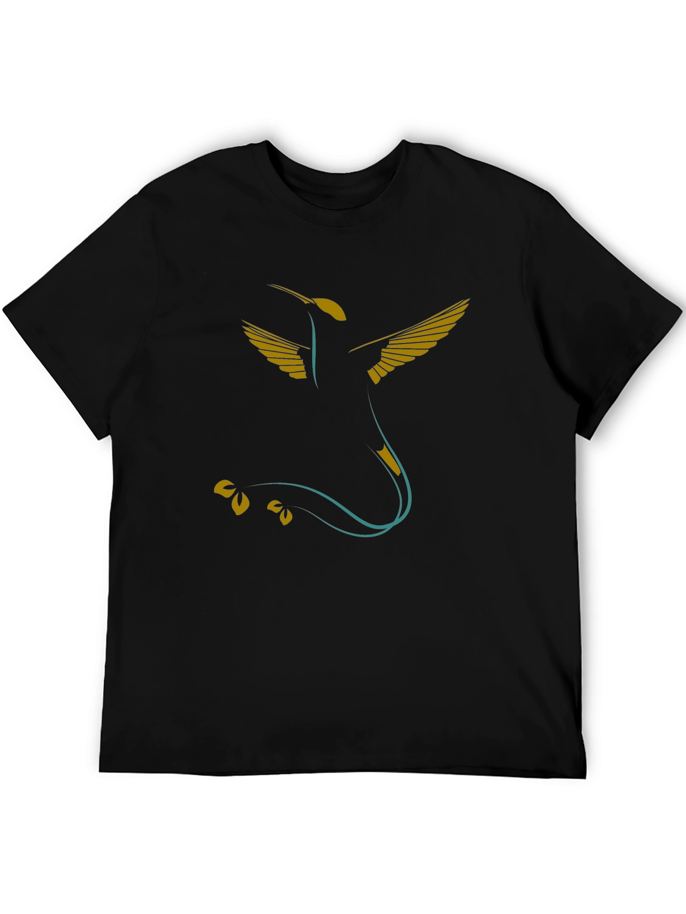 Phoenix Graphic Tee - Stylish Black Cotton Blend Shirt