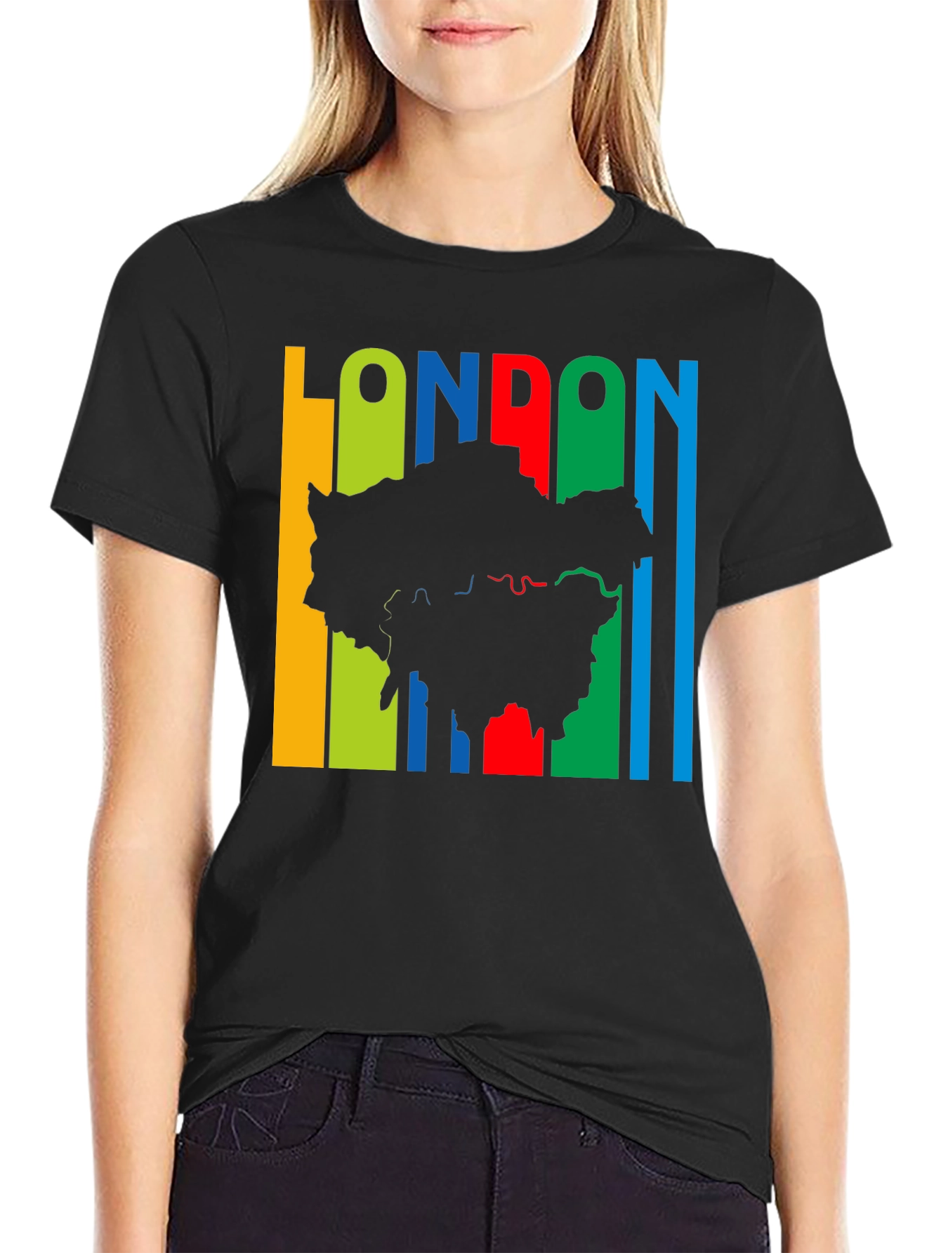 London Map Graphic T-Shirt