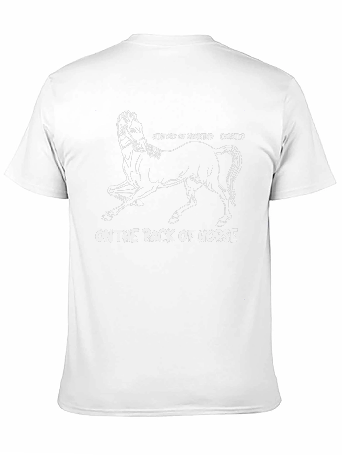 History of Mankind Horse Graphic Tee