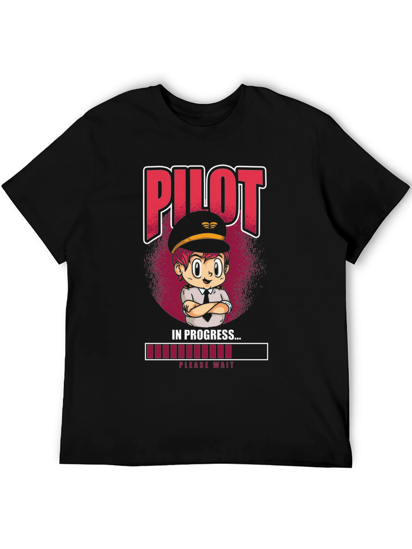 Pilot In Progress T-Shirt - Novelty Aviation Tee