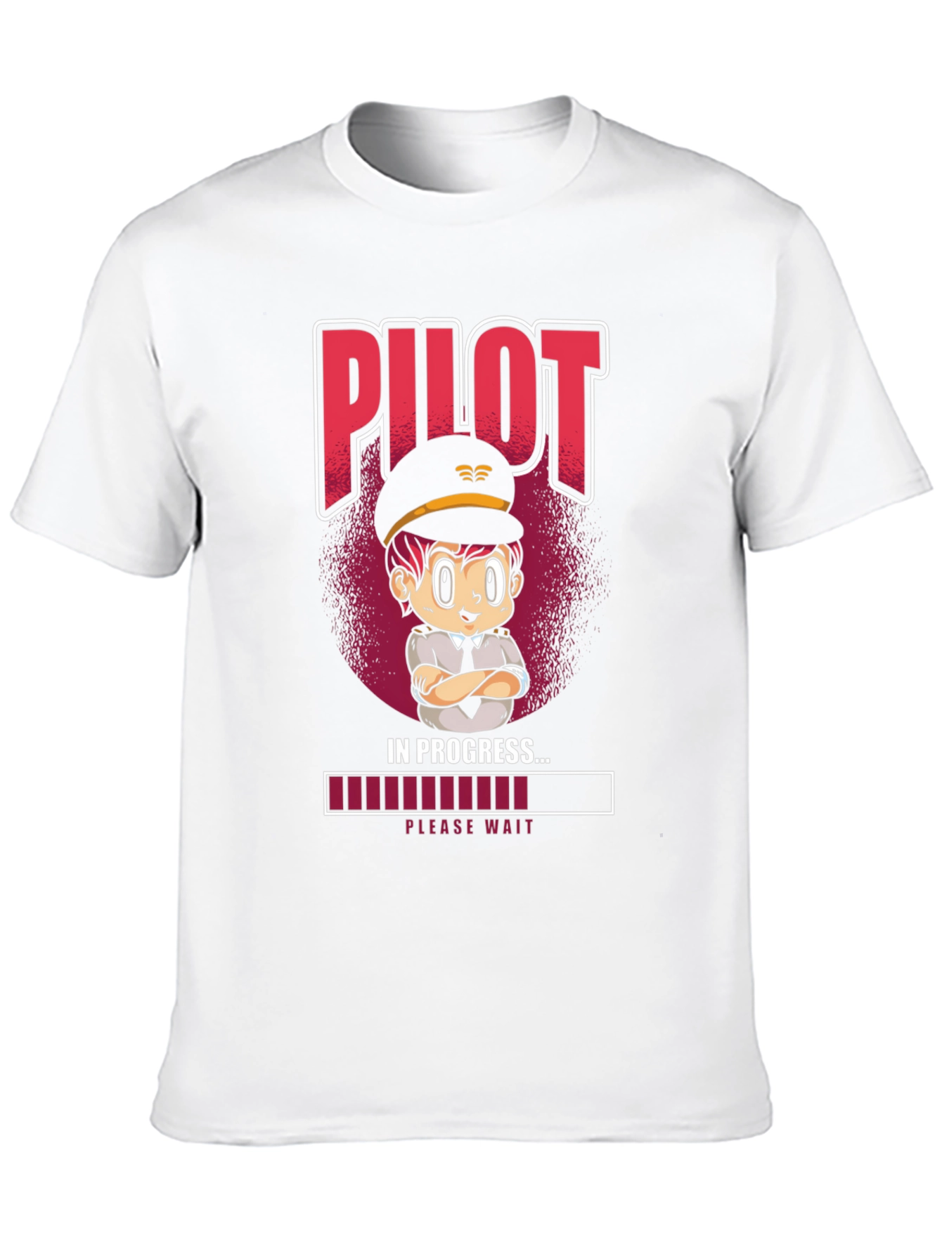 Pilot In Progress T-Shirt - Novelty Aviation Tee