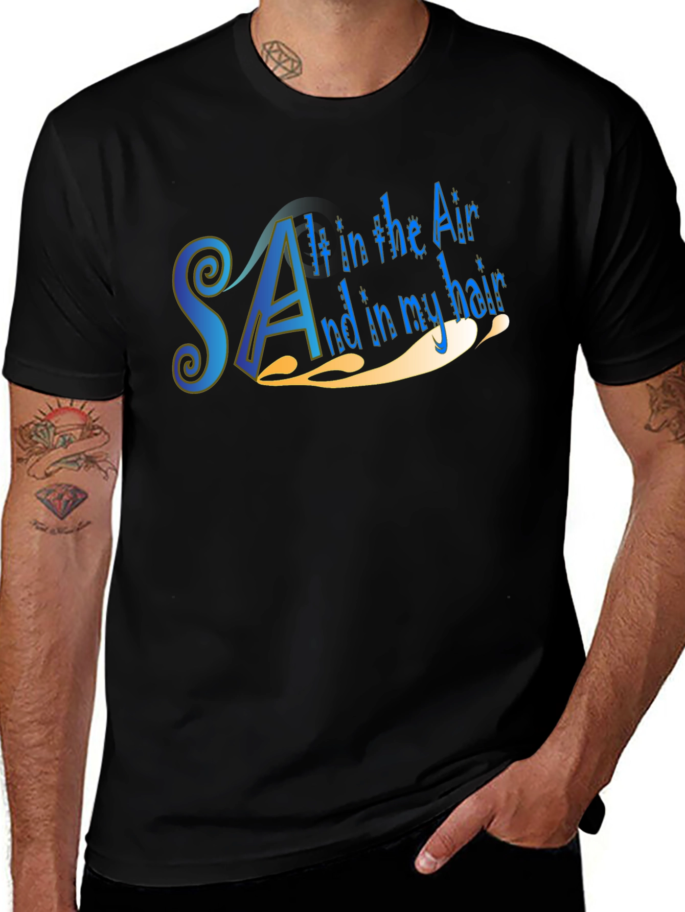 Salty Air T-Shirt - Beach Vibes Only
