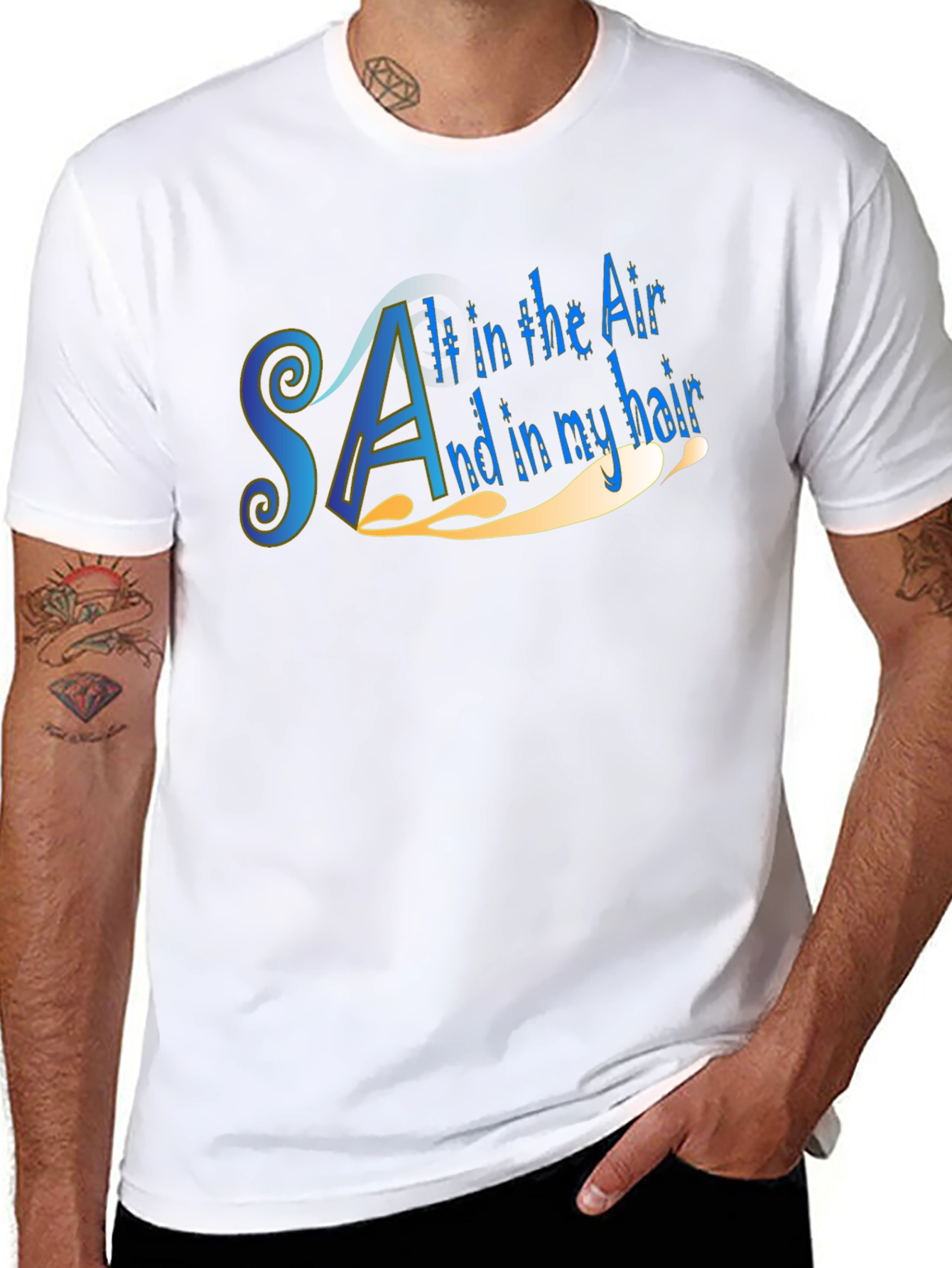 Salty Air T-Shirt - Beach Vibes Only