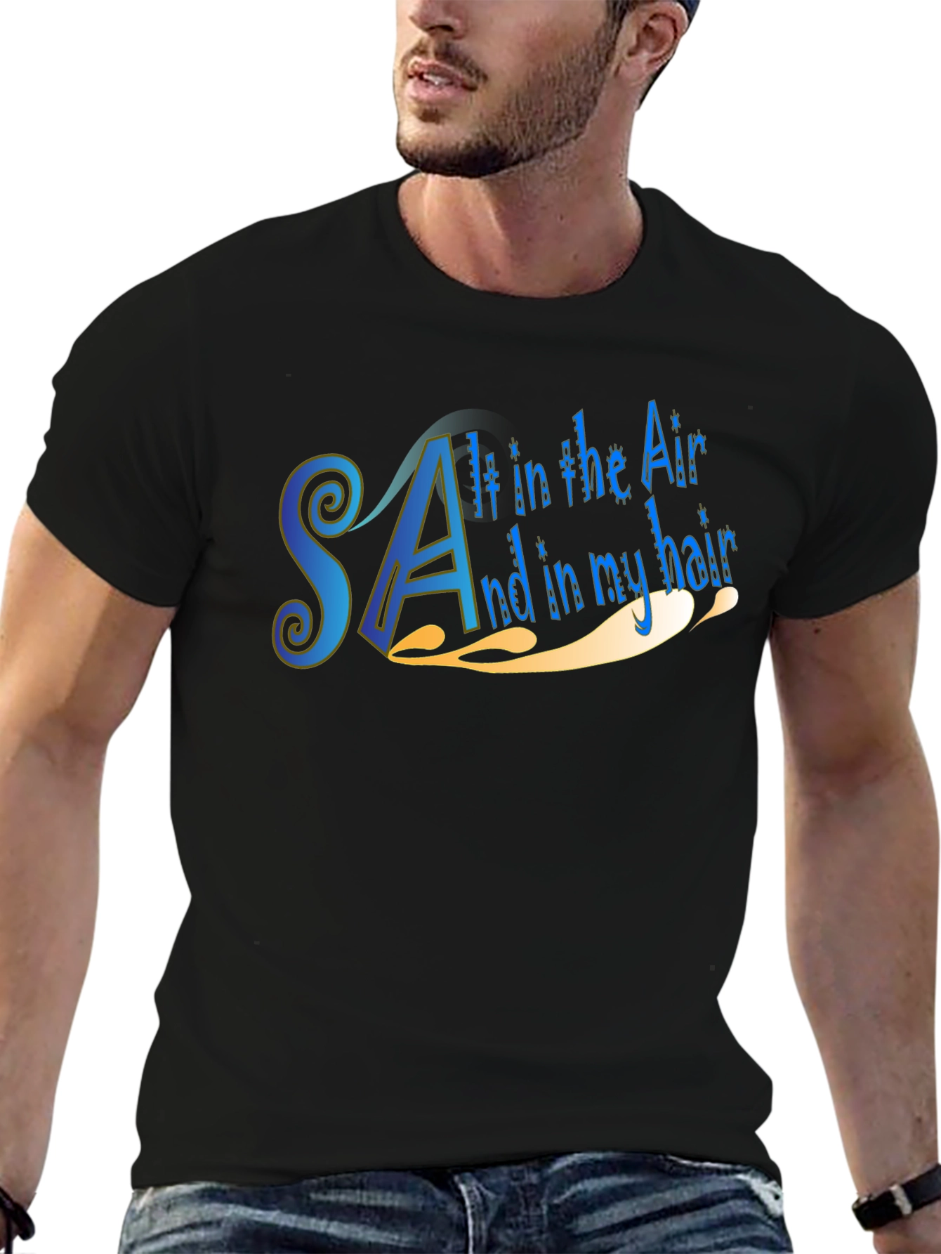 Salty Air T-Shirt - Beach Vibes Only